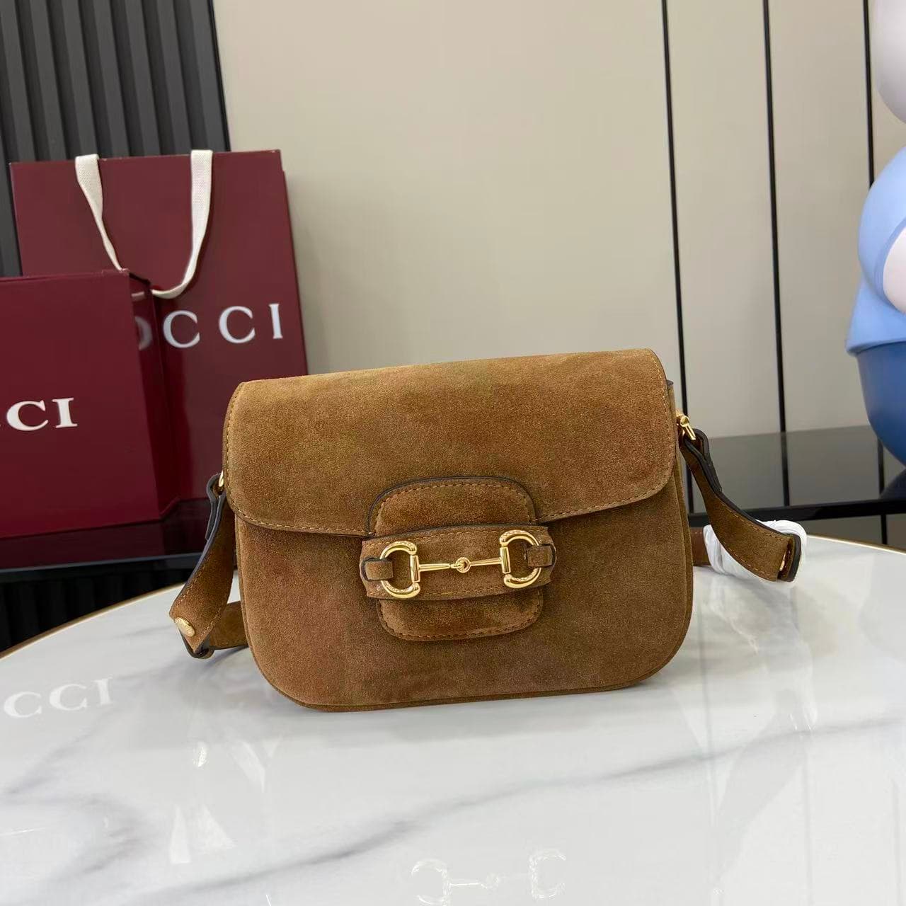 Gucci Brown Backpack
