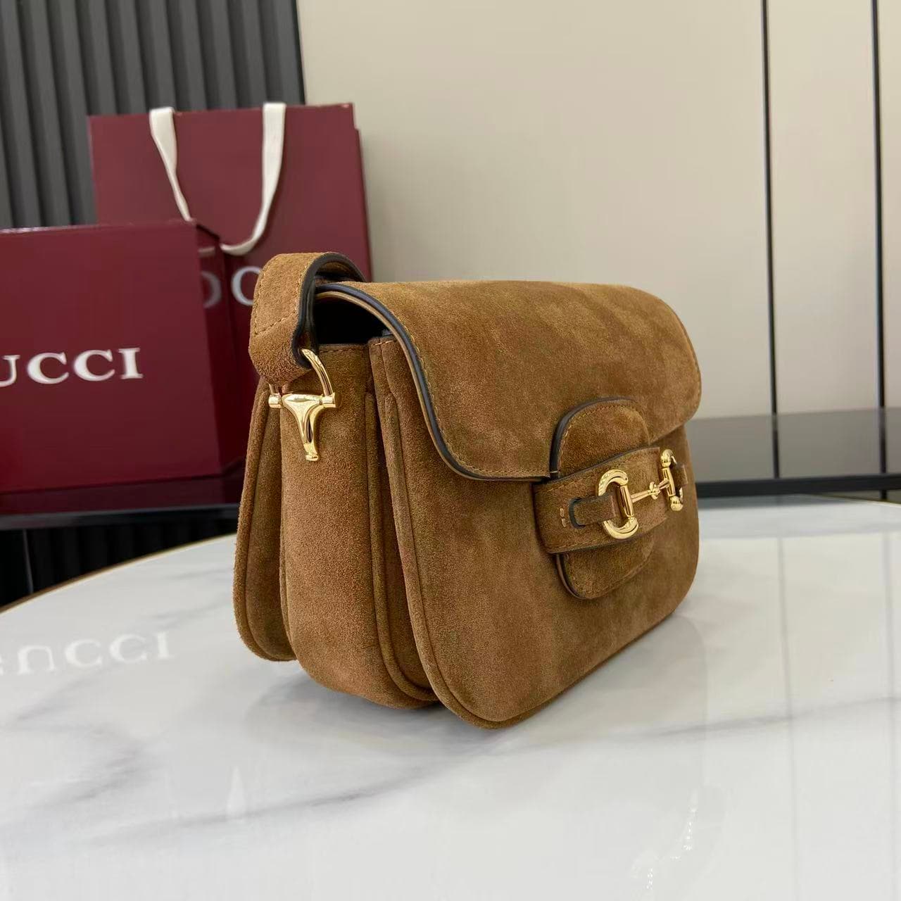 Gucci Brown Backpack