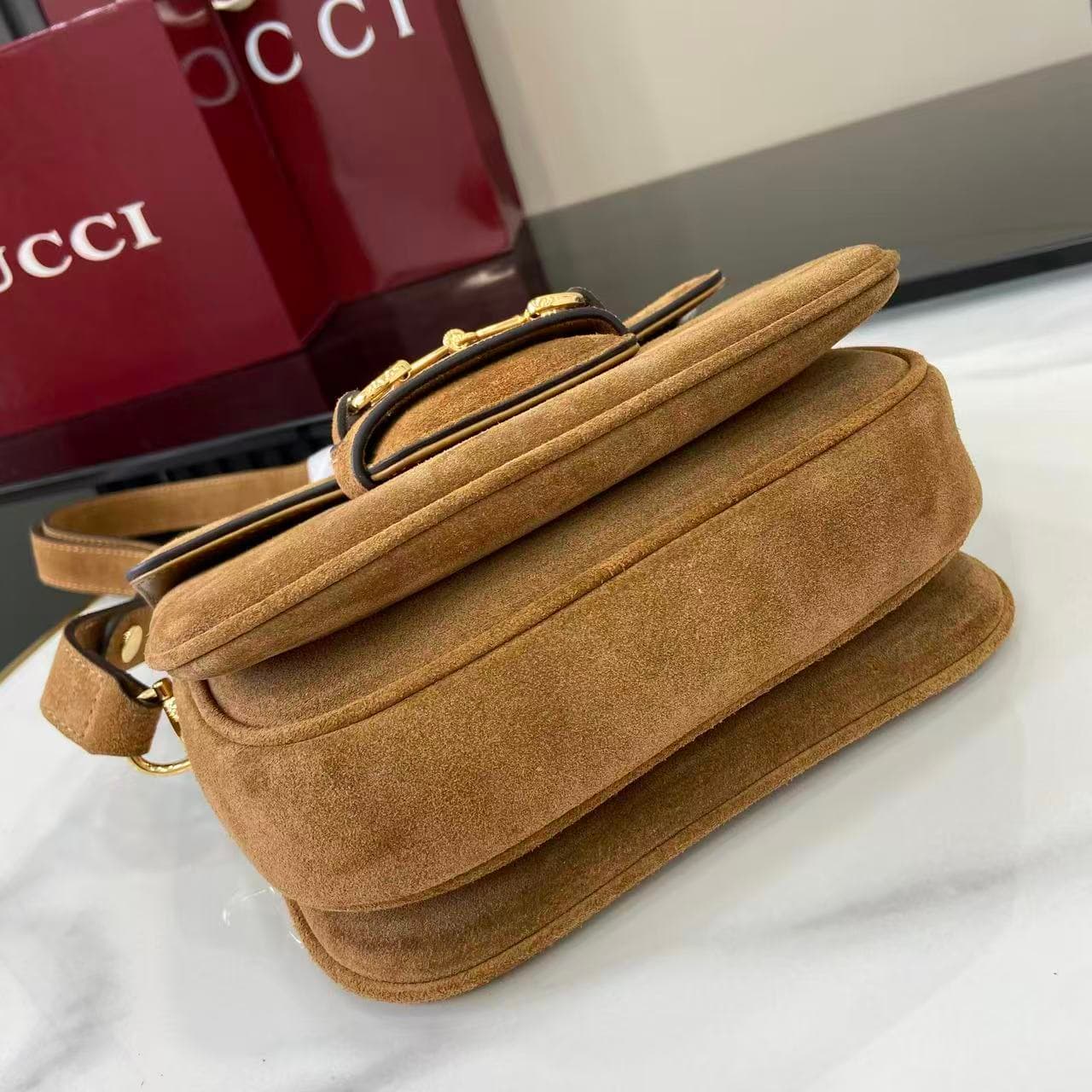 Gucci Brown Backpack