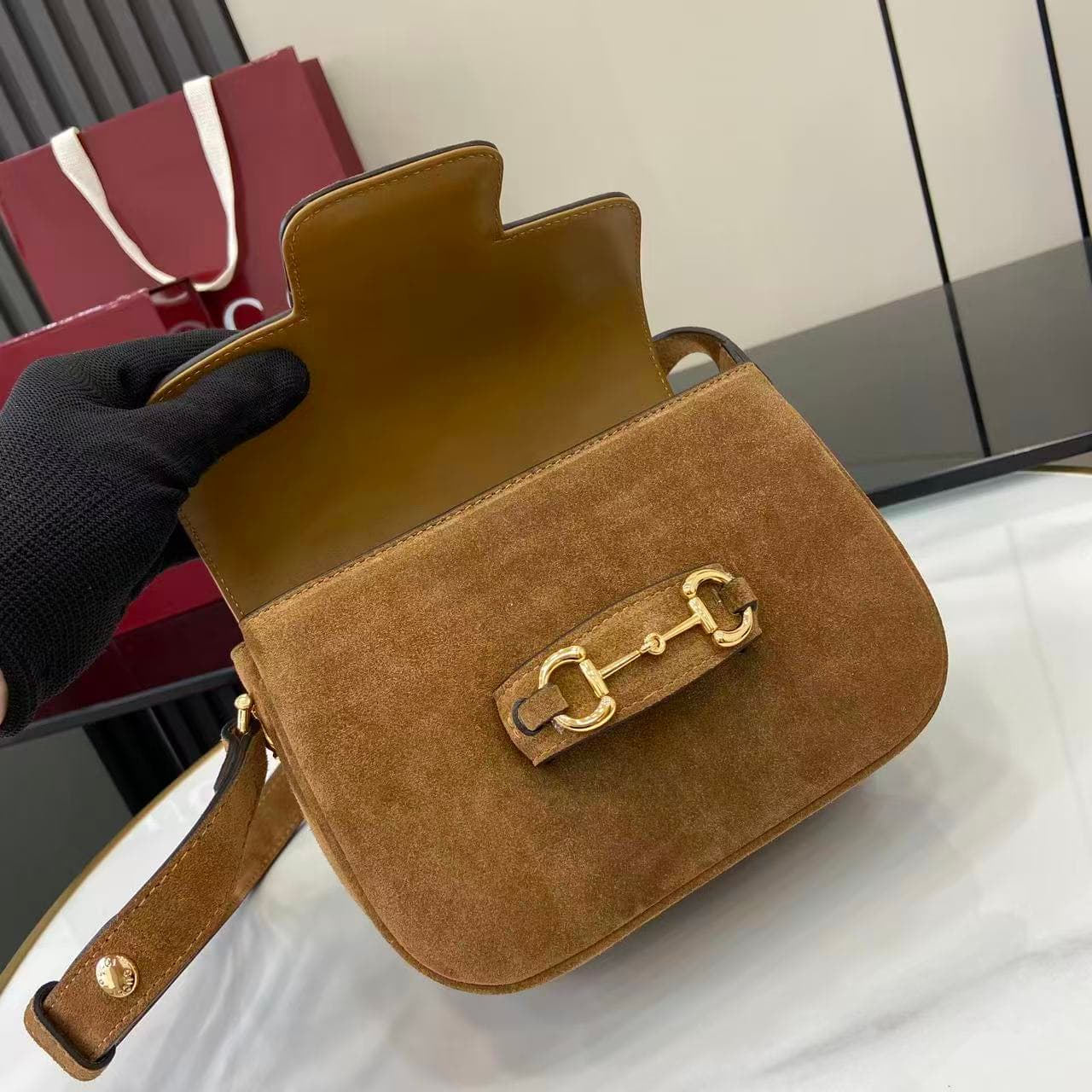 Gucci Brown Backpack
