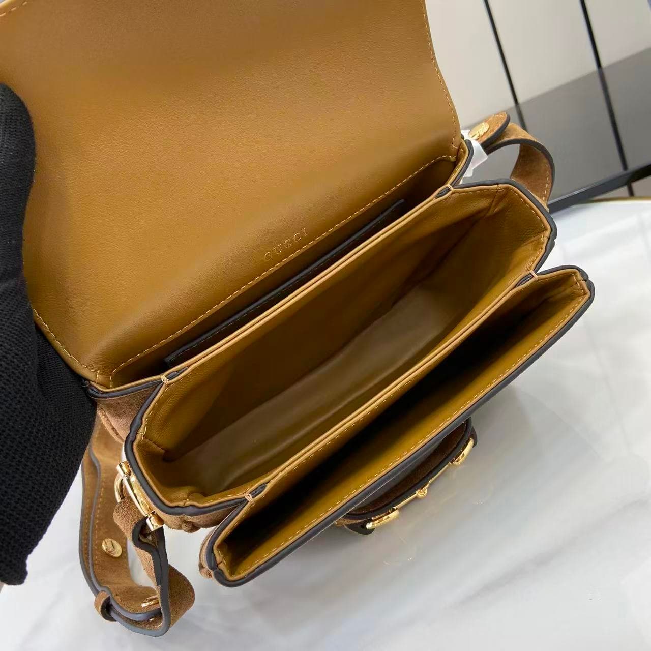 Gucci Brown Backpack