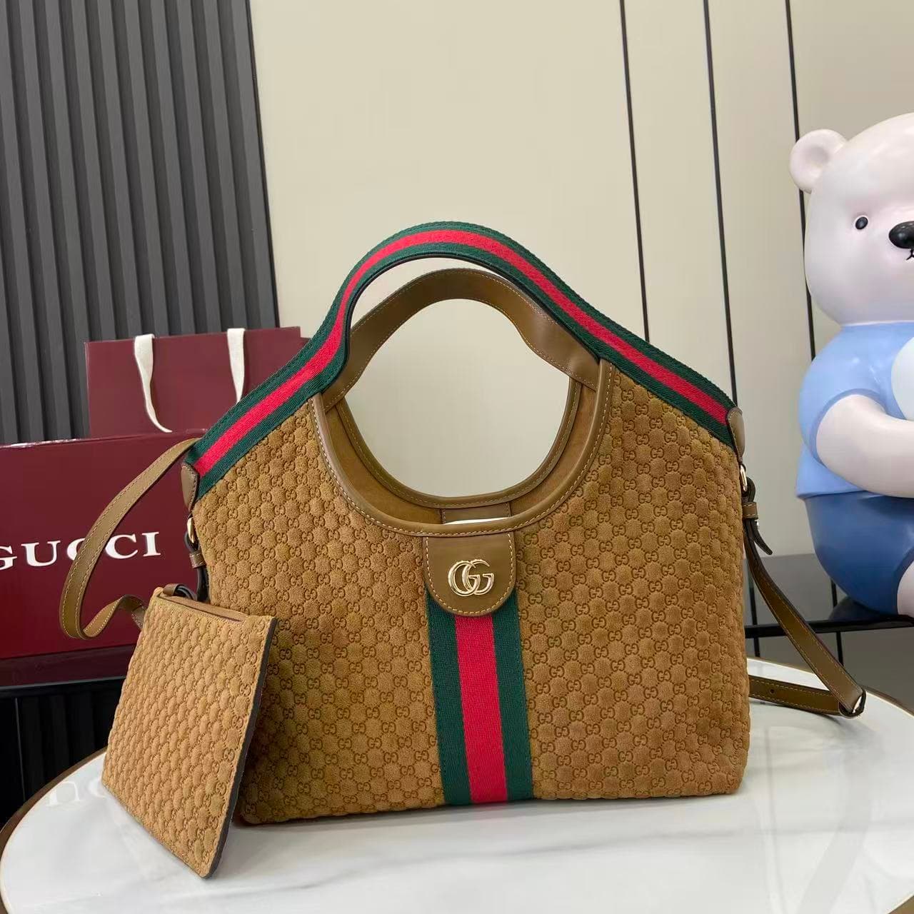 Gucci Brown Small Tote Bag 860845