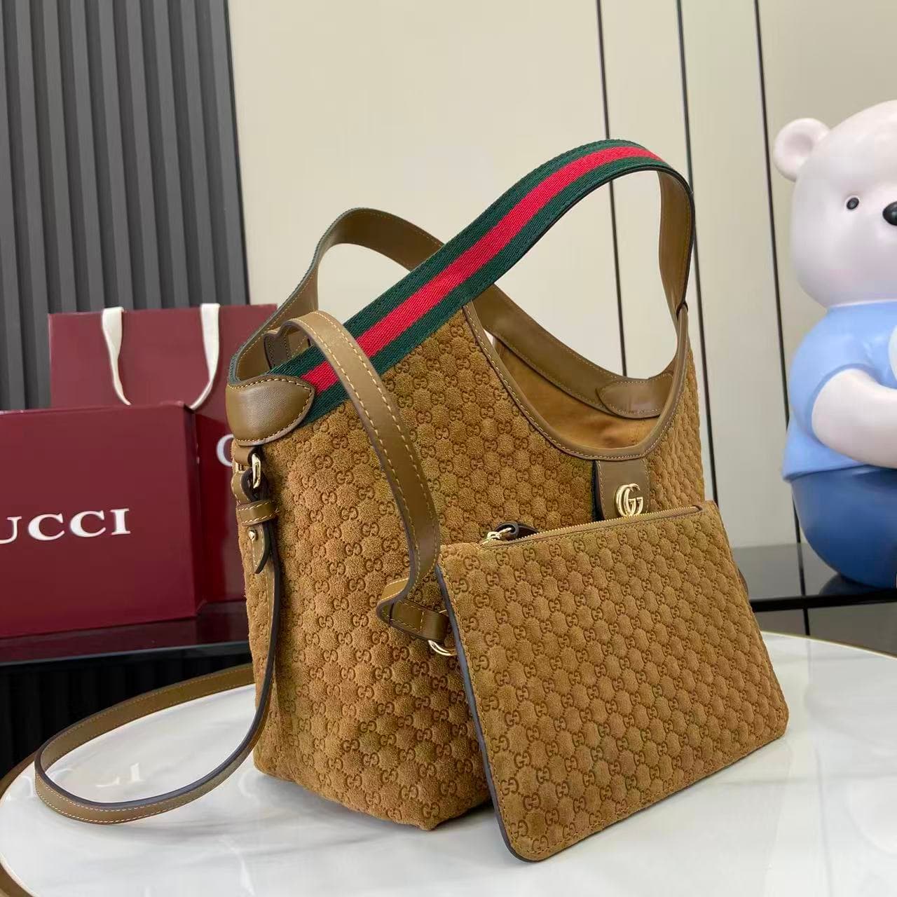 Gucci Brown Small Tote Bag 860845