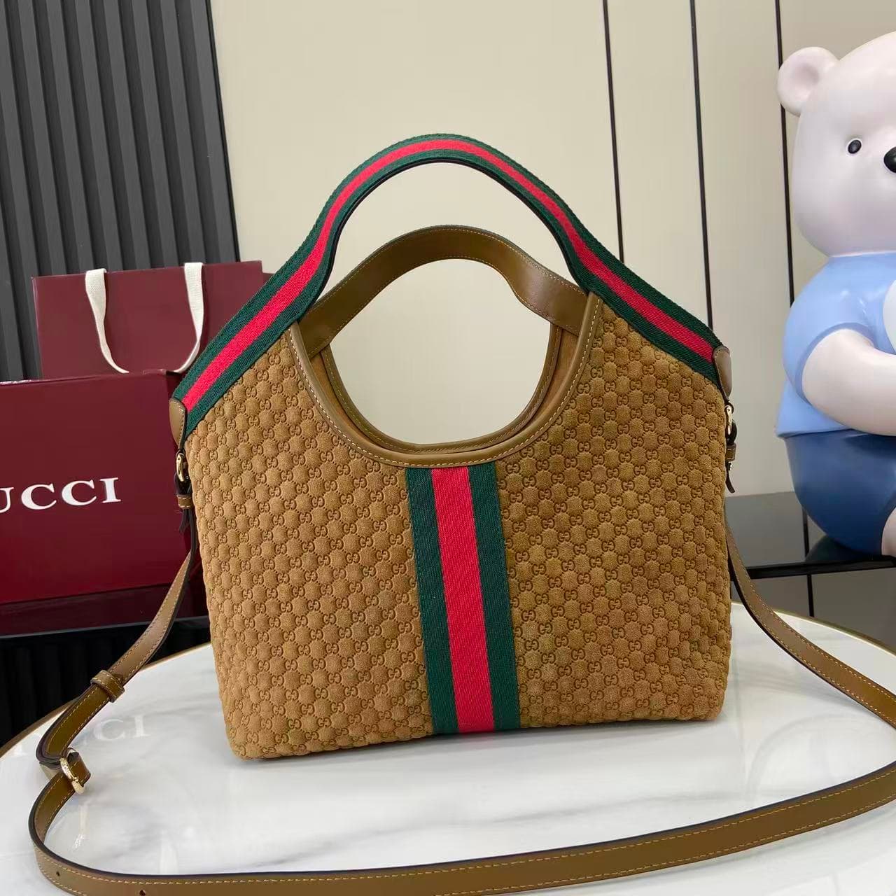 Gucci Brown Small Tote Bag 860845