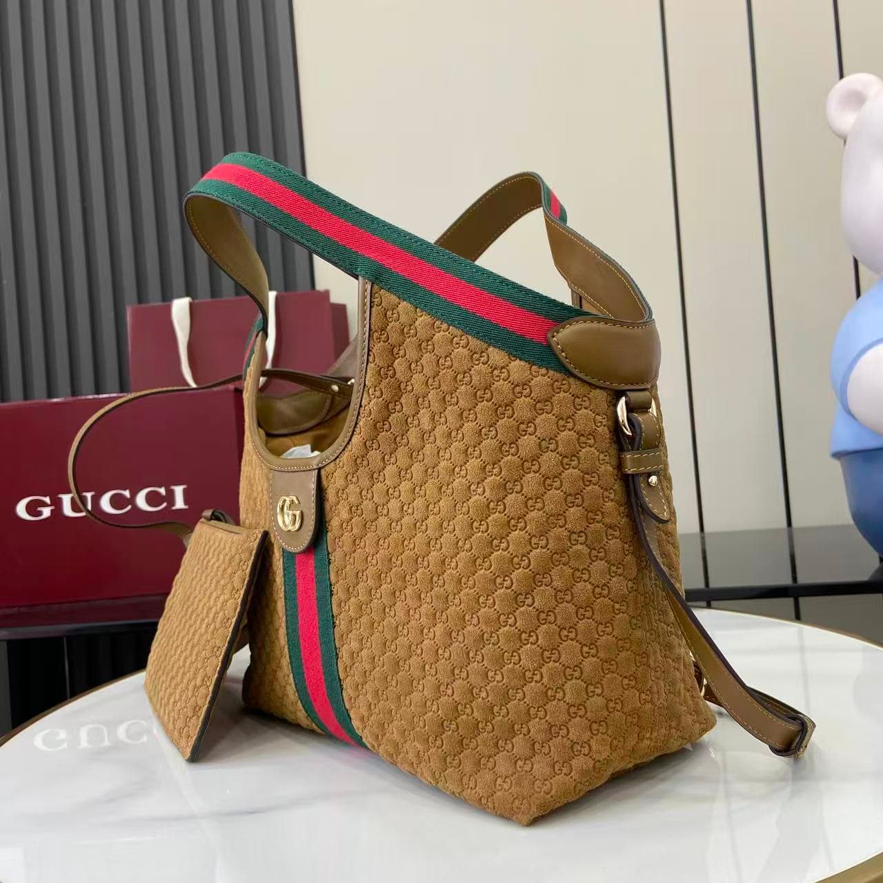 Gucci Brown Small Tote Bag 860845