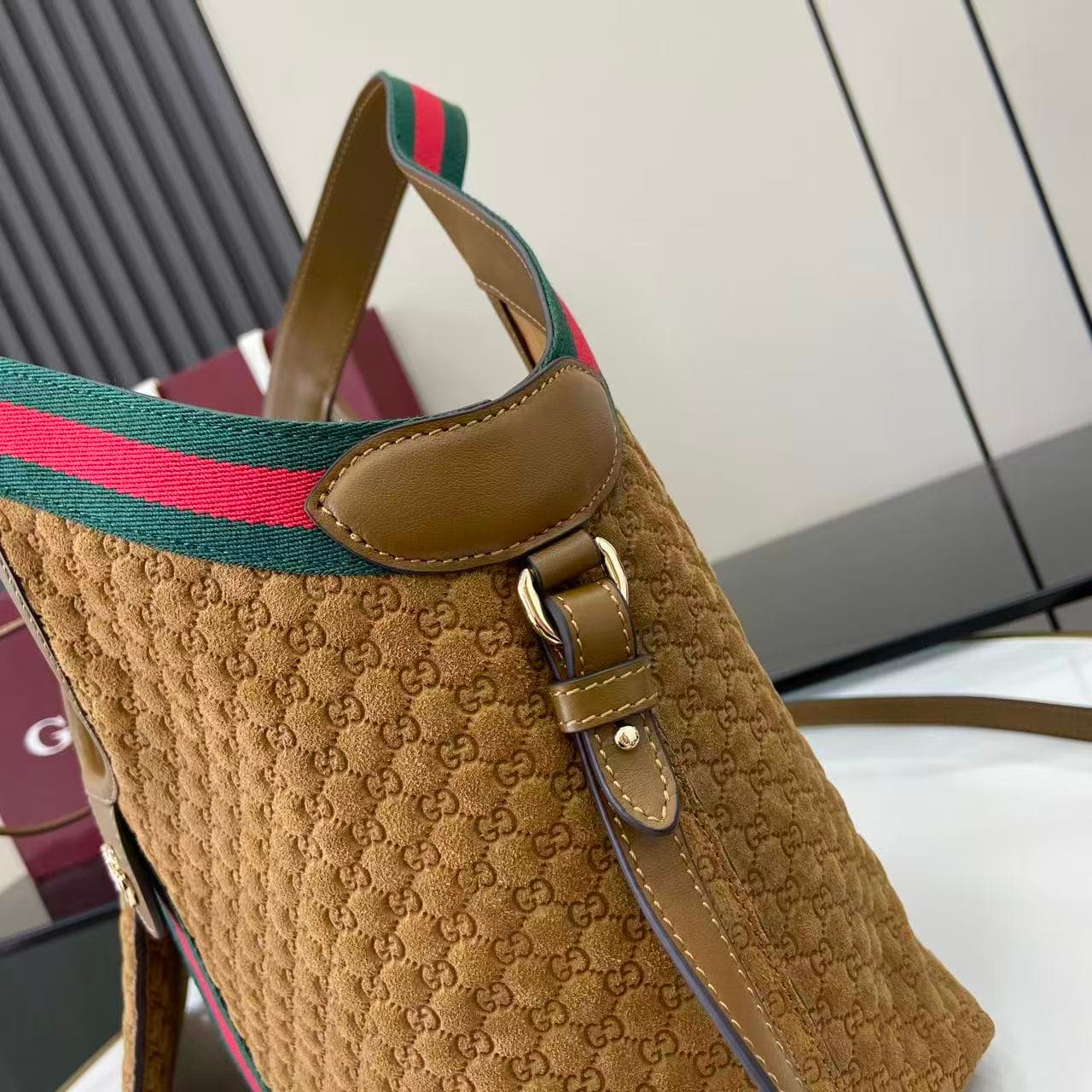 Gucci Brown Small Tote Bag 860845