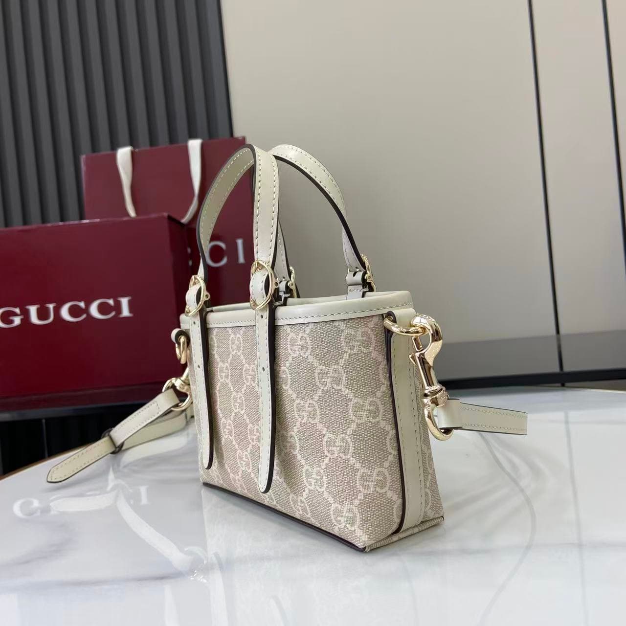 Gucci White Mini Bag 855491