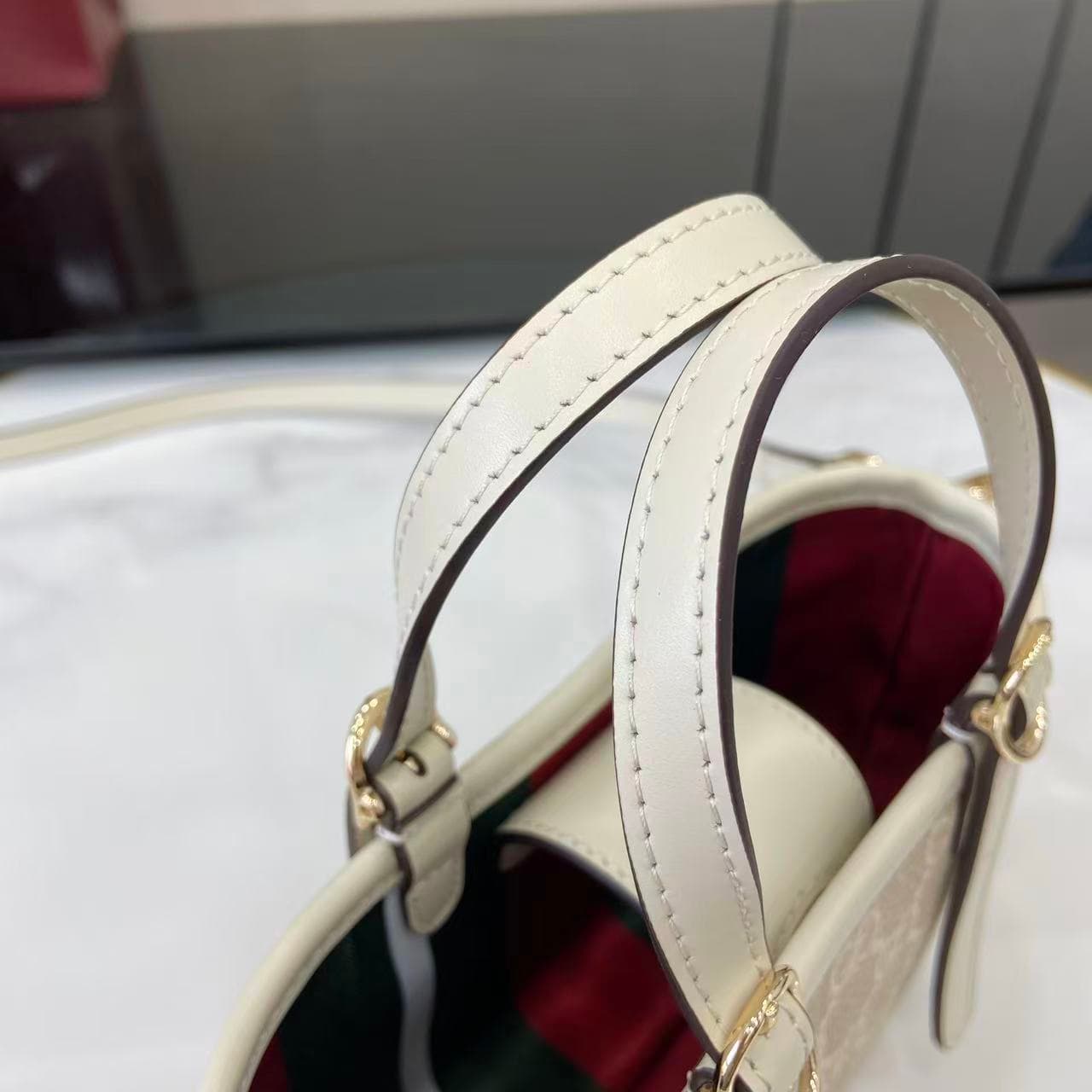 Gucci White Mini Bag 855491