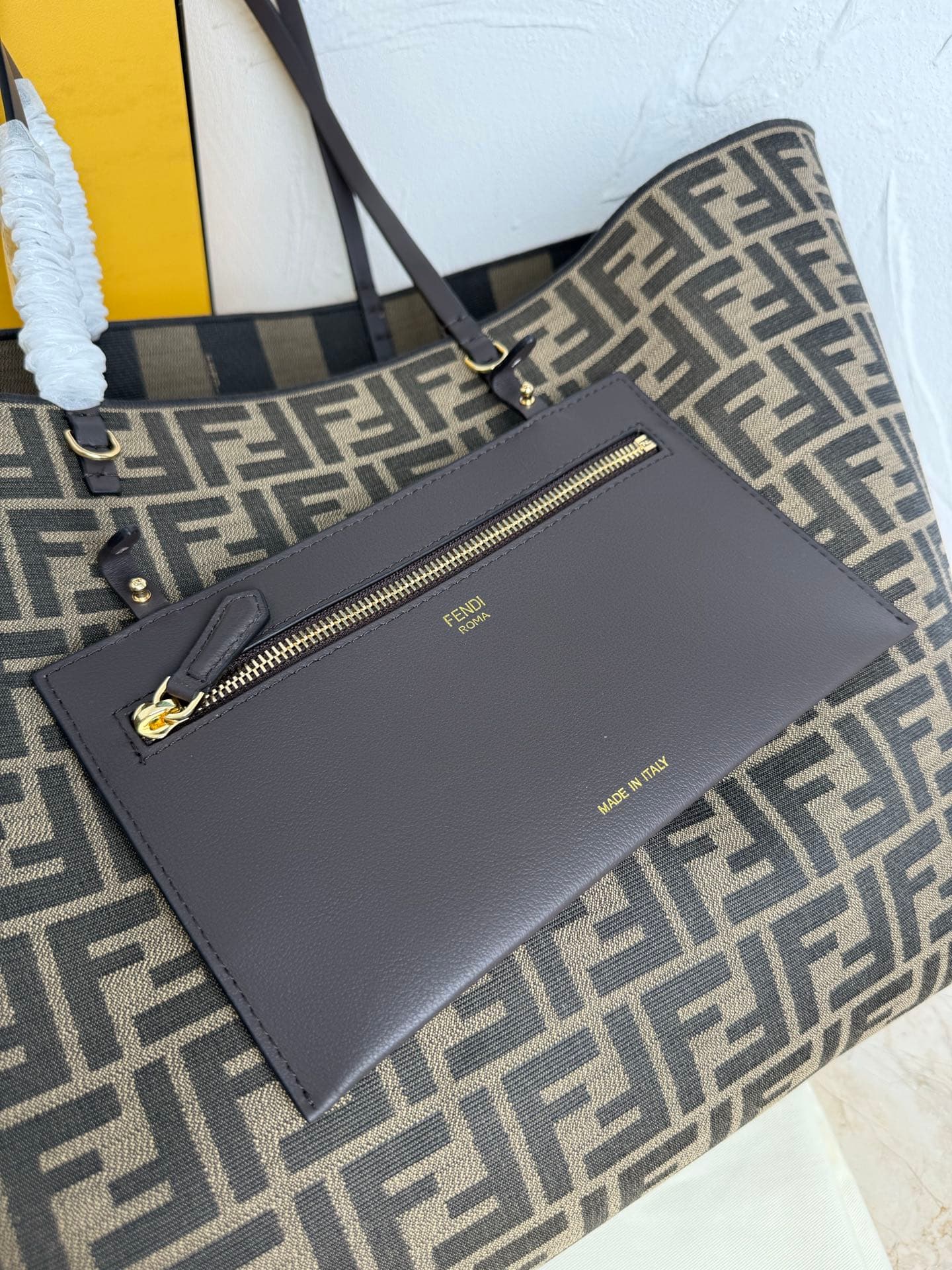 Fendi Brown Large Shoulder Bag
