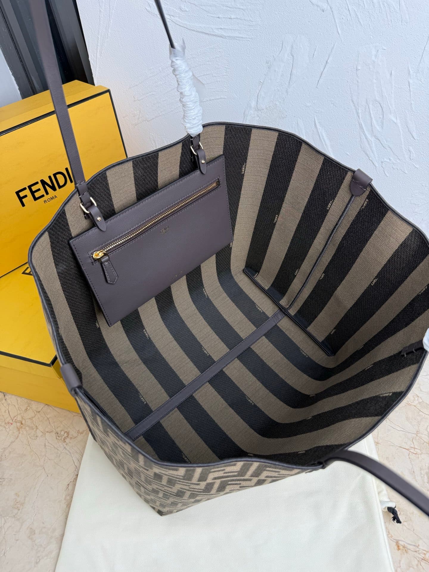 Fendi Brown Large Shoulder Bag