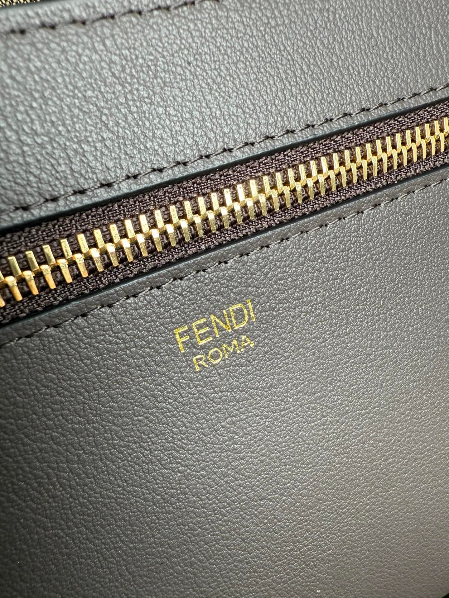 Fendi Brown Large Shoulder Bag