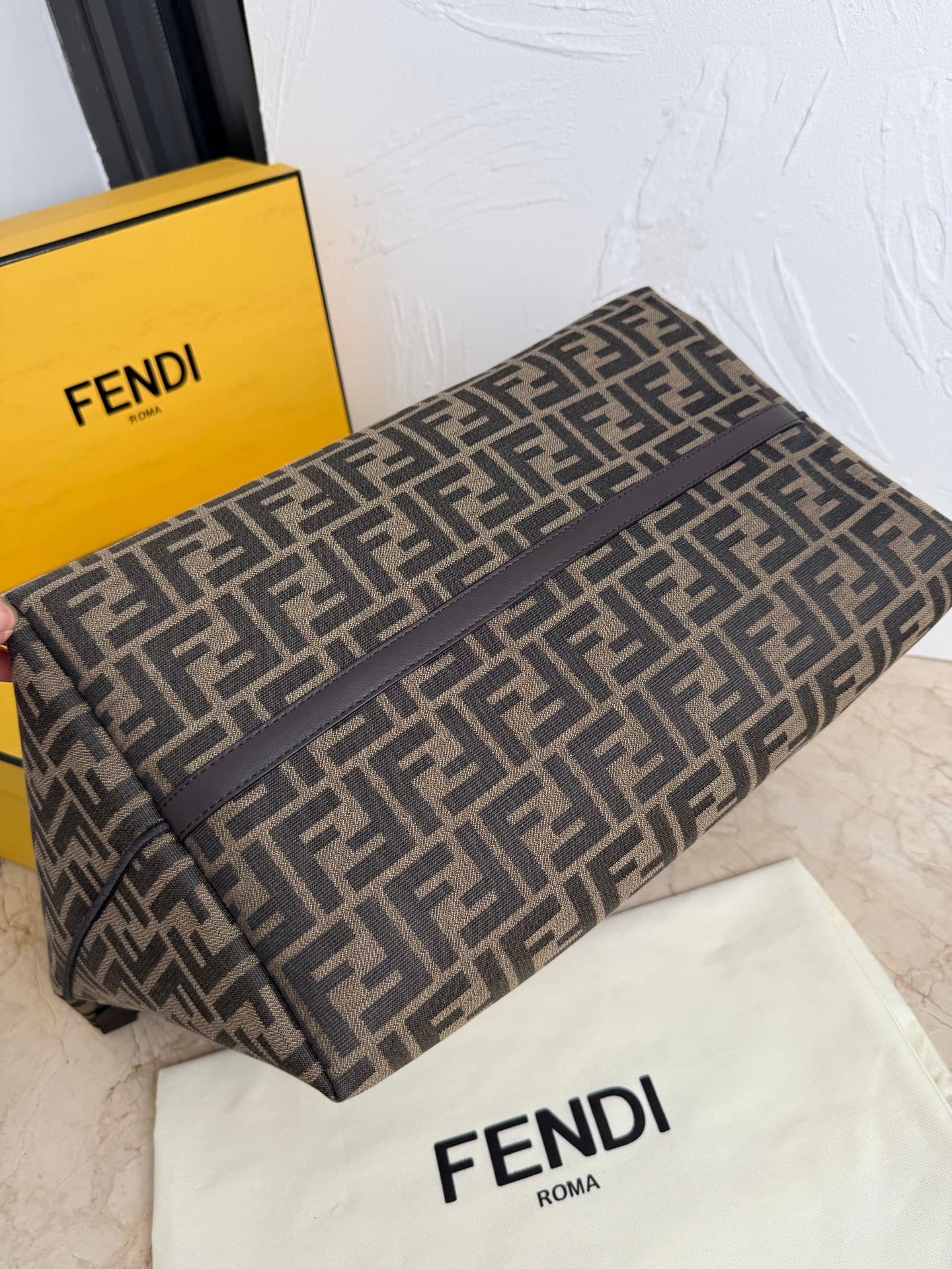 Fendi Brown Large Shoulder Bag