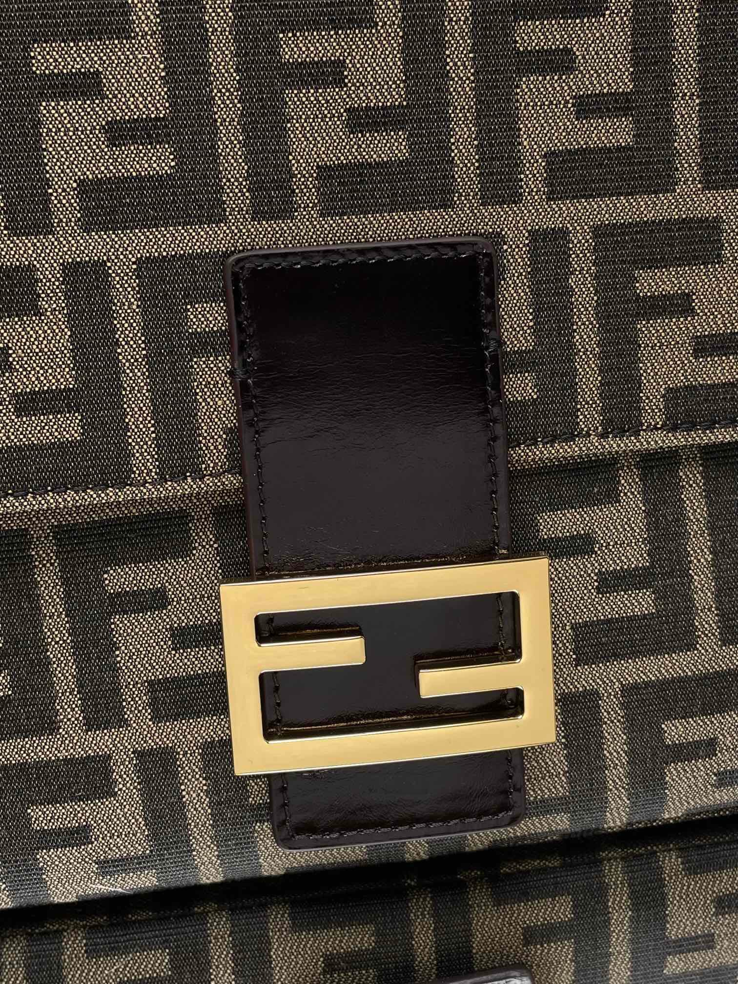 Fendi Gold Large Shoulder Bag