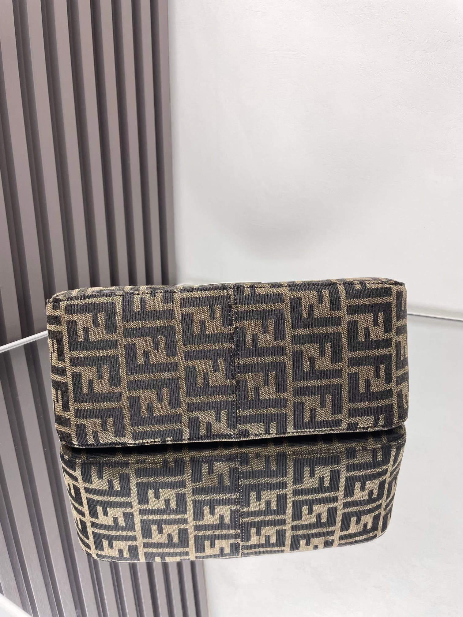 Fendi Gold Large Shoulder Bag