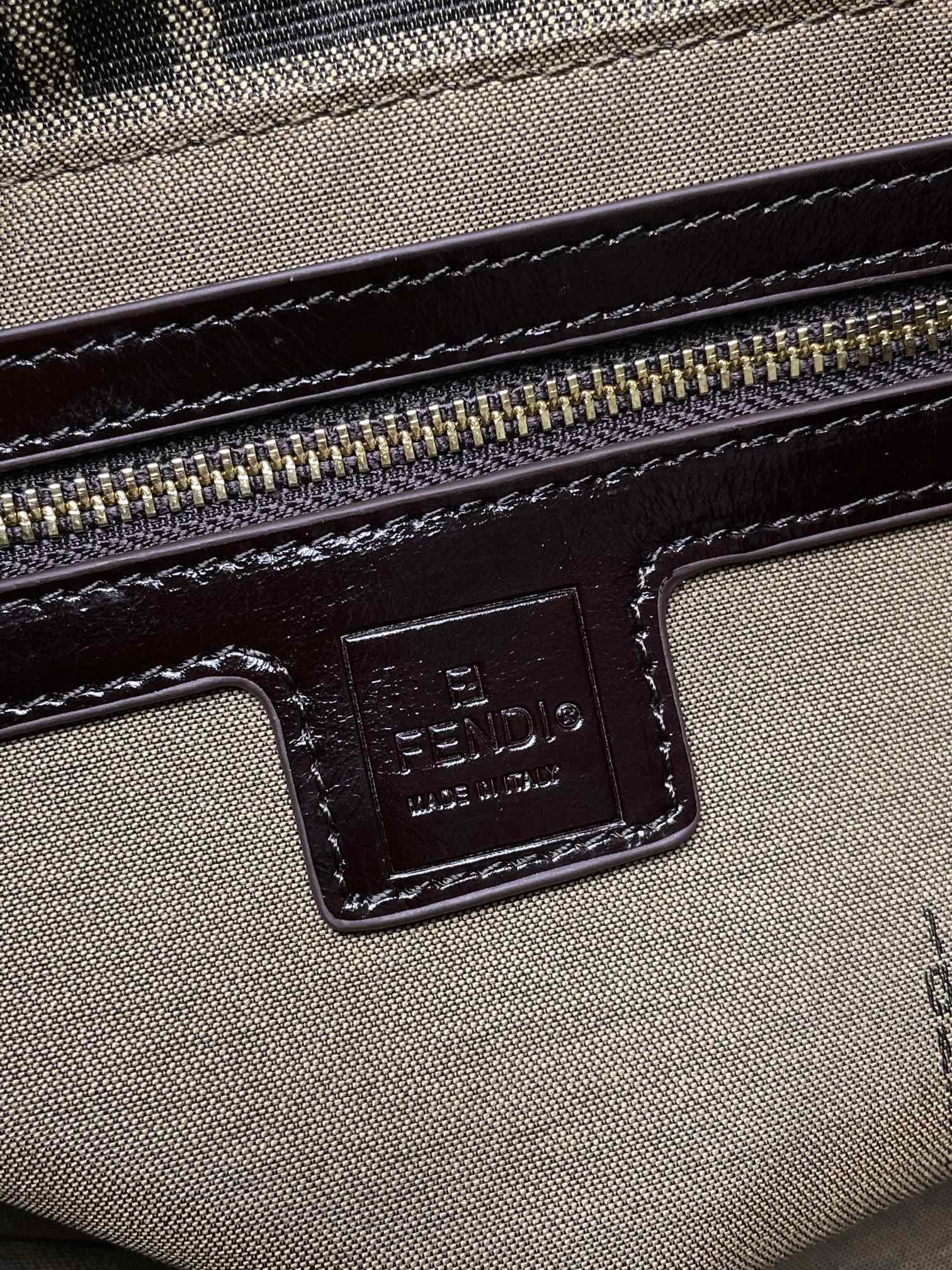 Fendi Gold Large Shoulder Bag