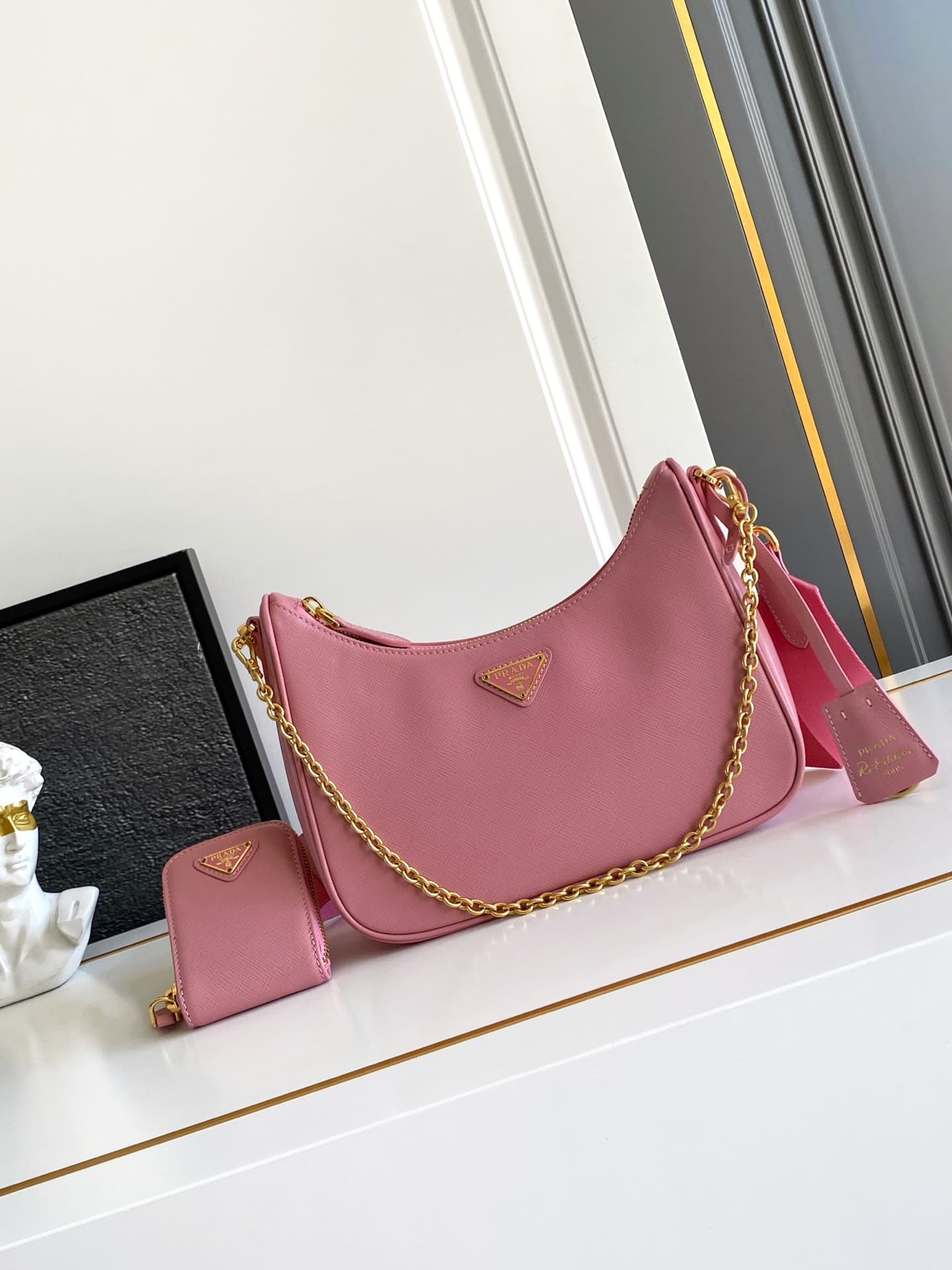 Prada Gold Shoulder Bag 1BH204