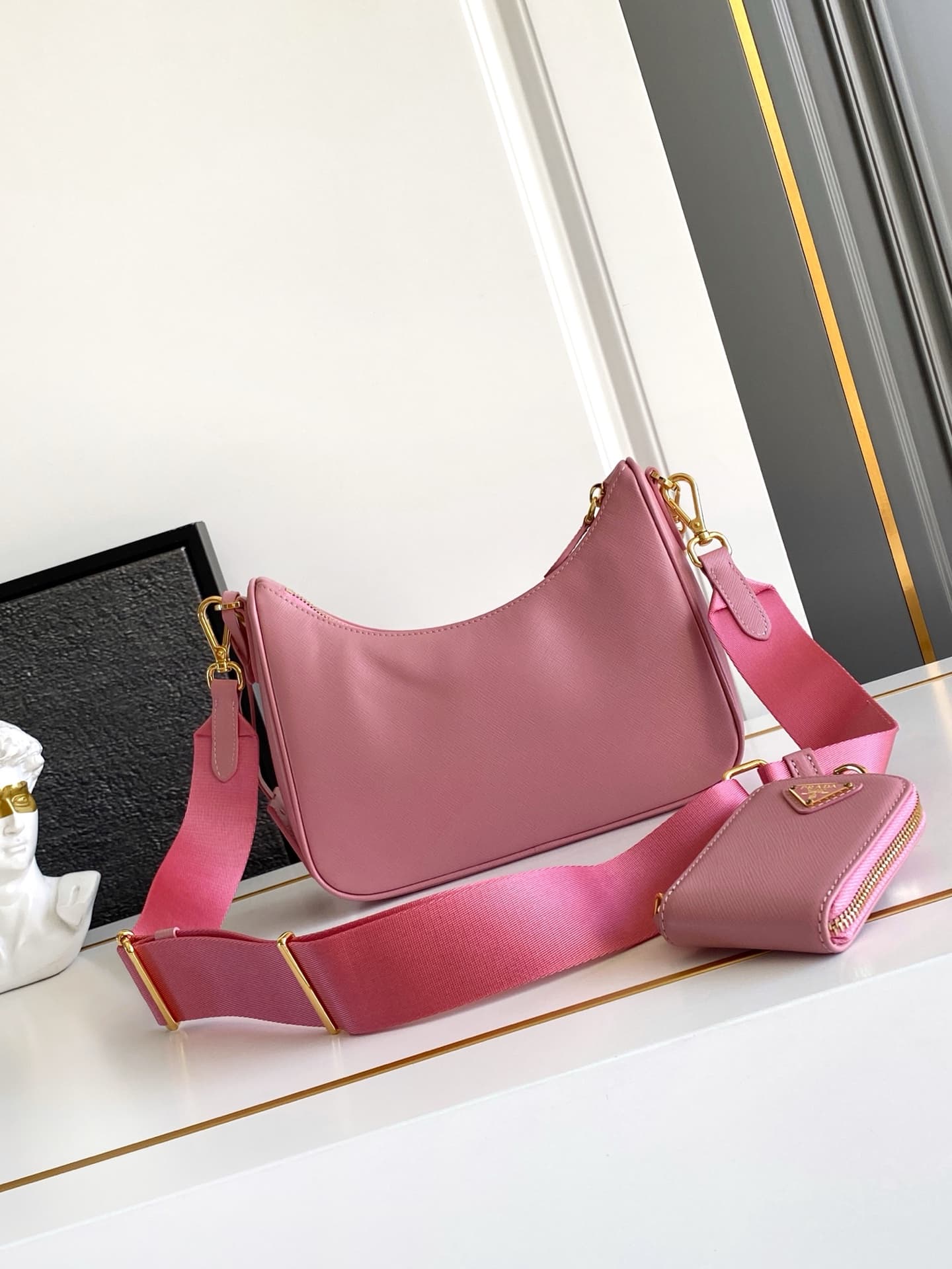 Prada Gold Shoulder Bag 1BH204