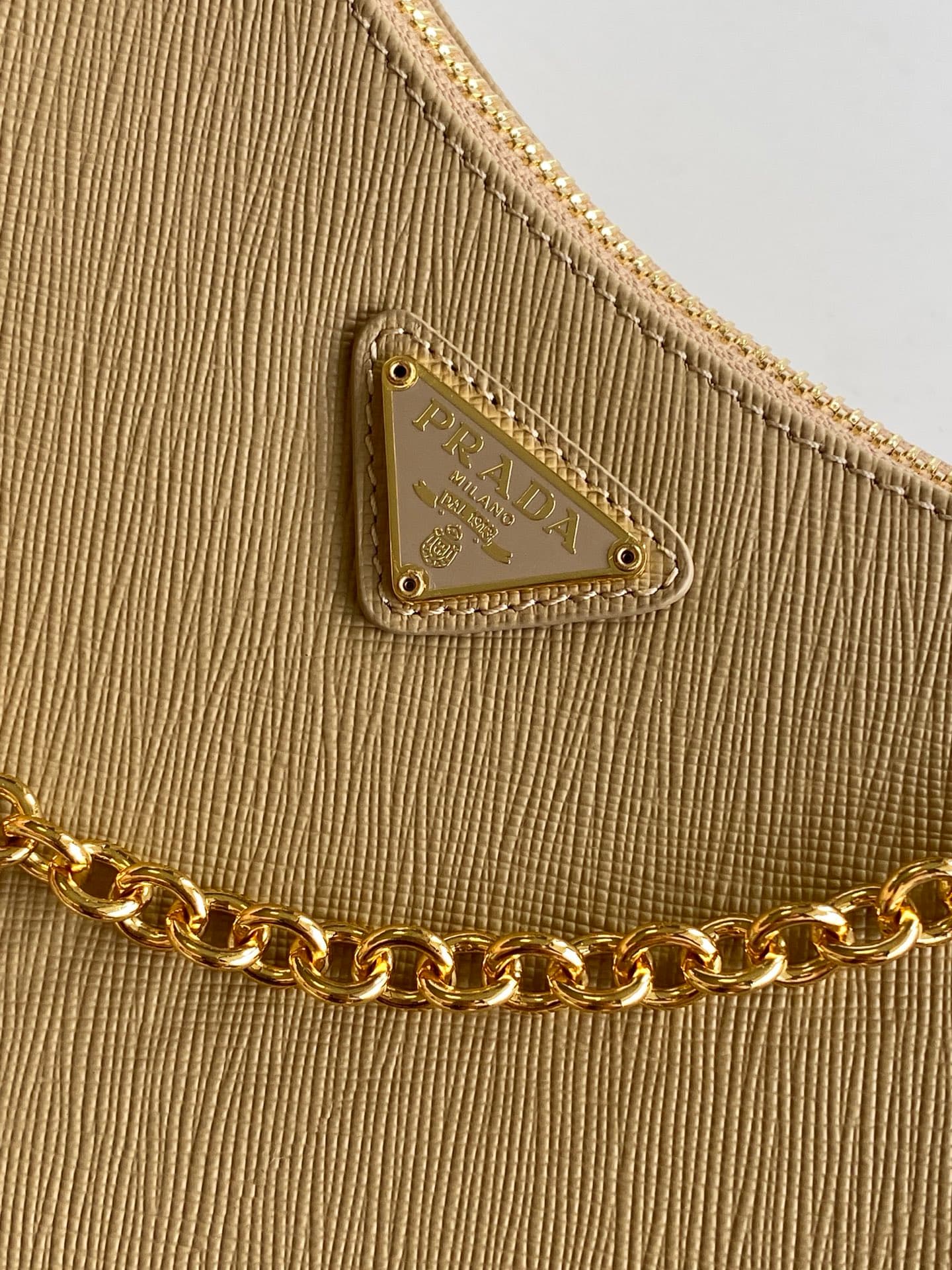 Prada Gold Shoulder Bag 1BH204