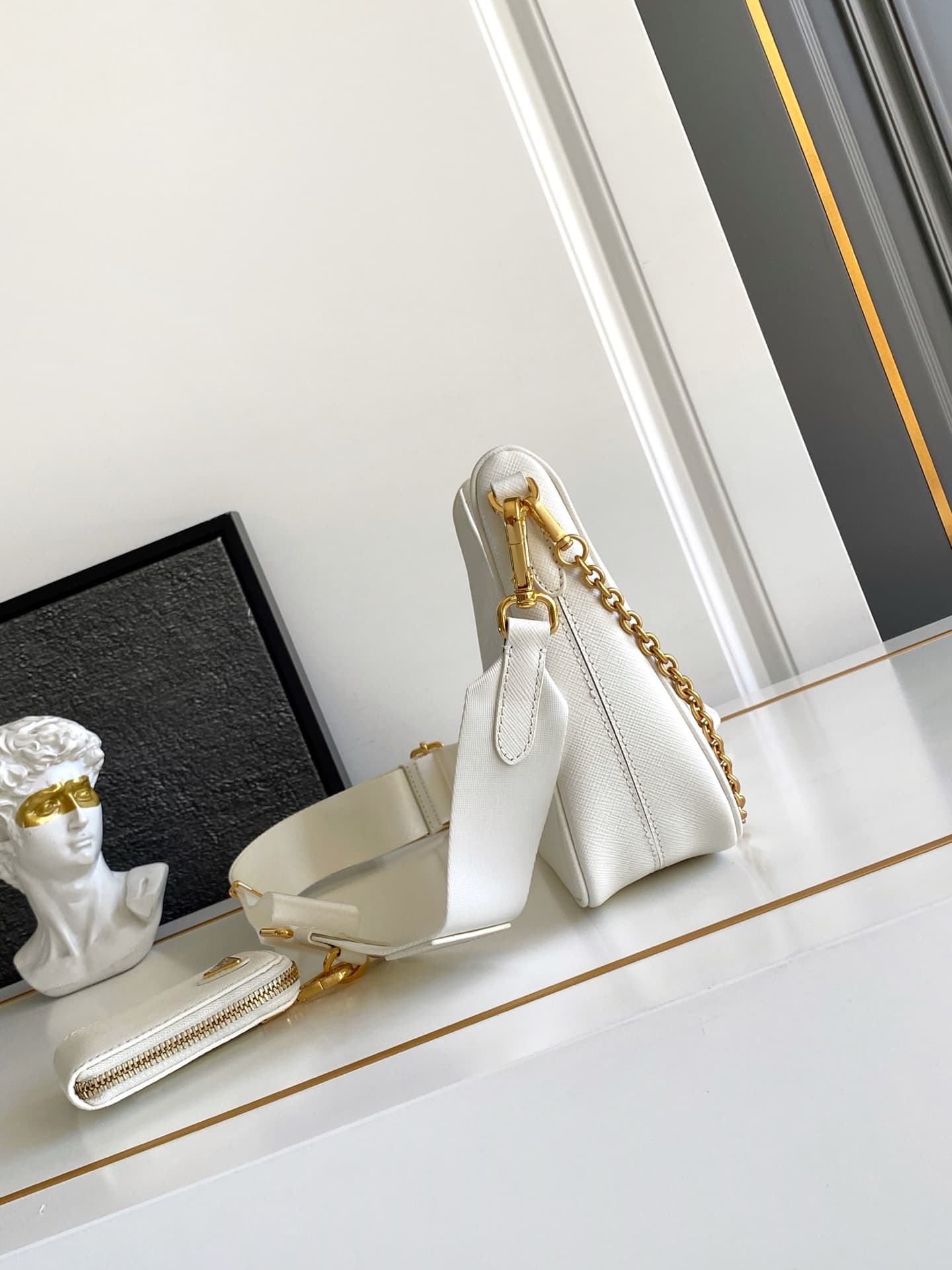Prada Gold Shoulder Bag 1BH204