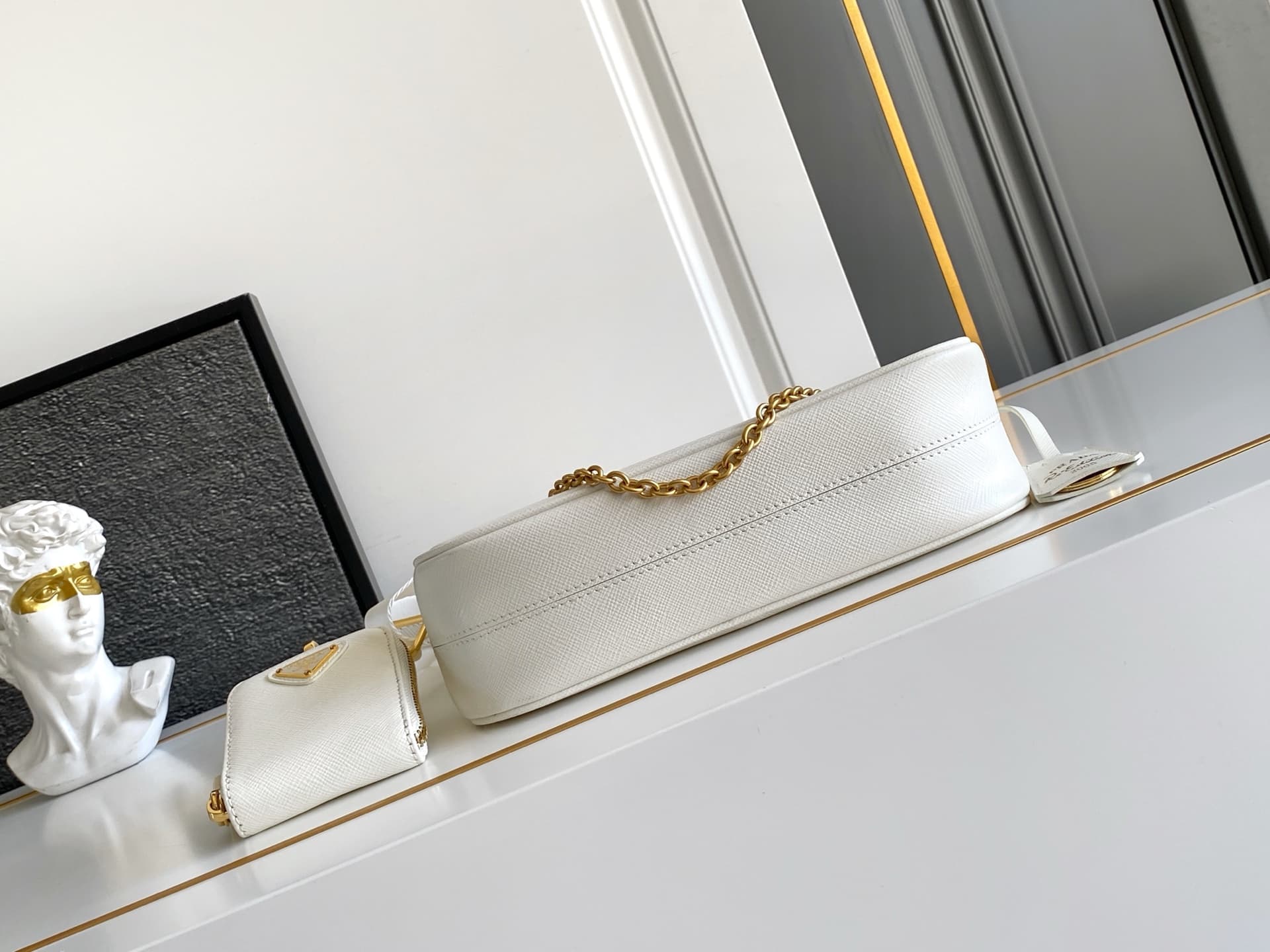 Prada Gold Shoulder Bag 1BH204