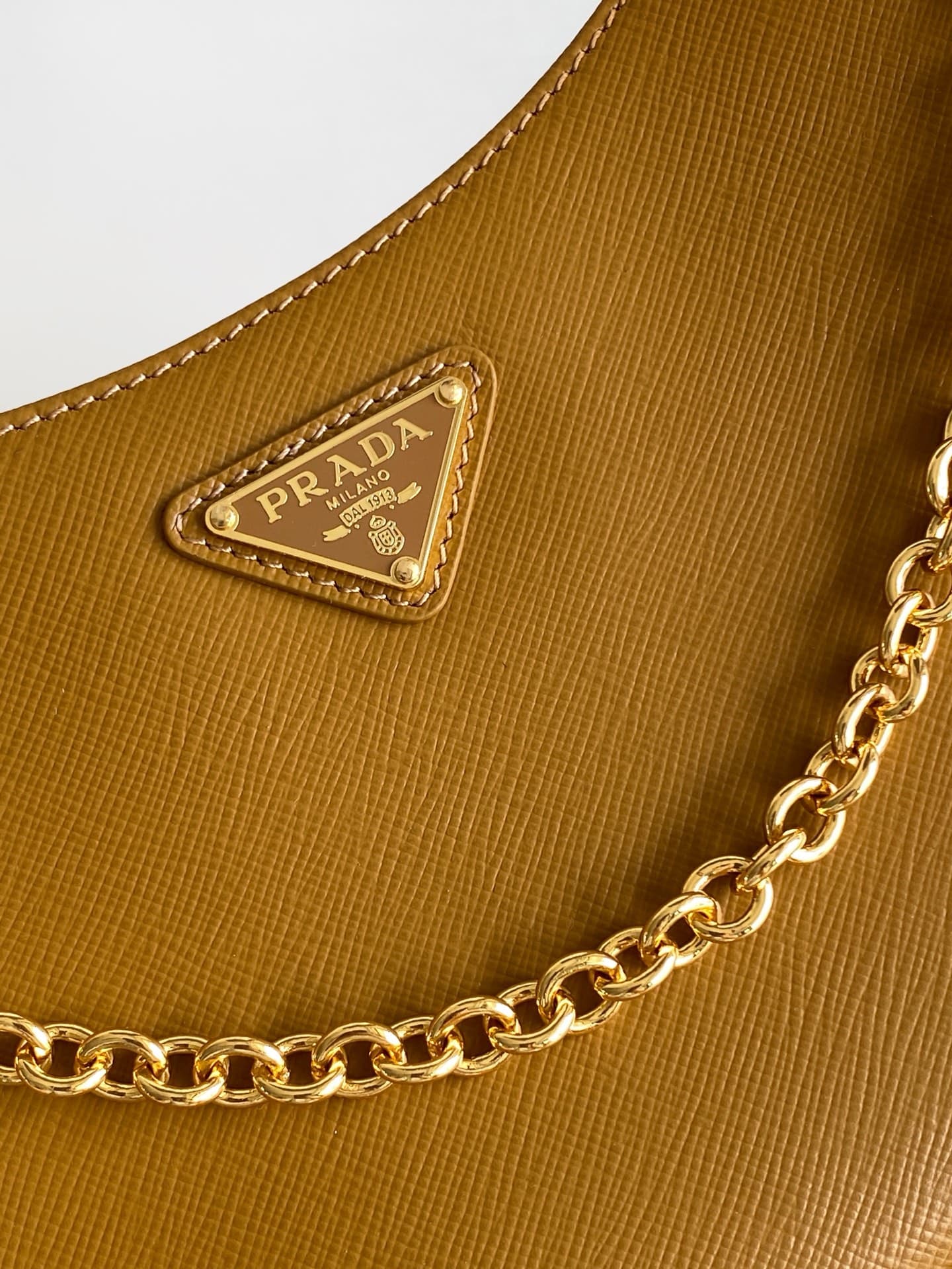 Prada Gold Shoulder Bag 1BH204