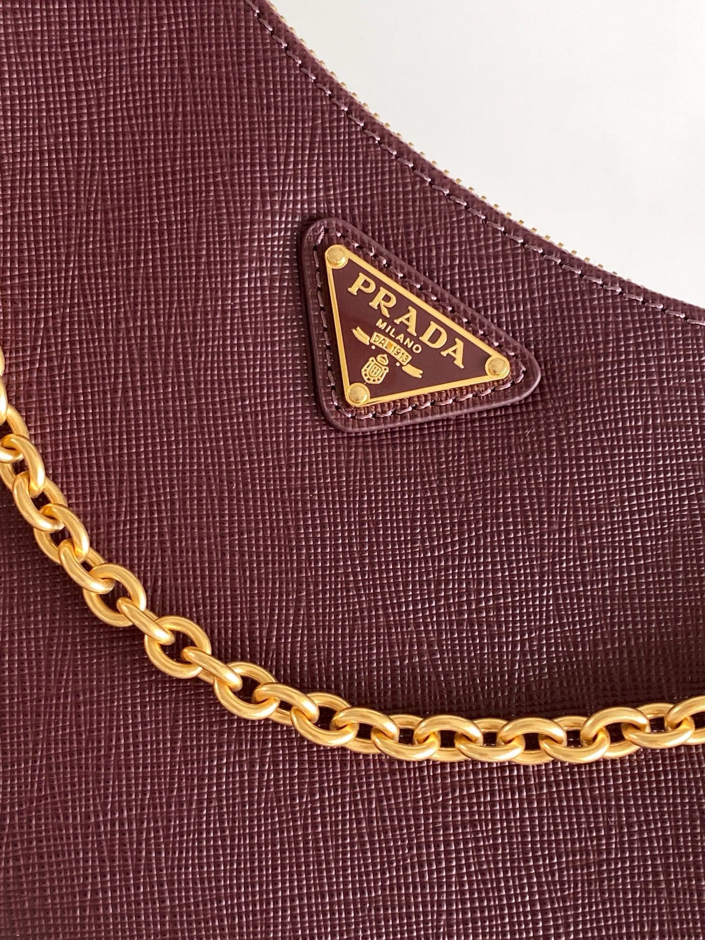 Prada Gold Shoulder Bag 1BH204