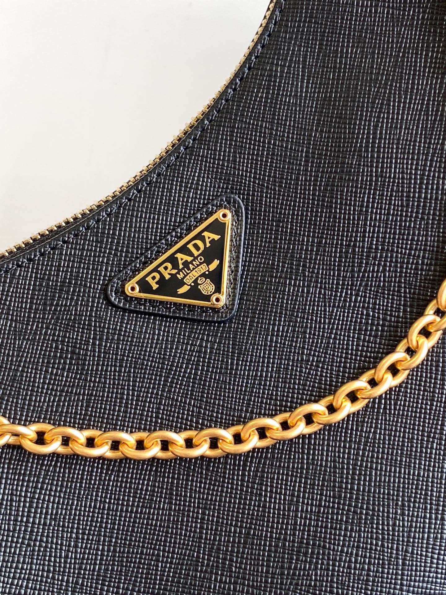 Prada Gold Shoulder Bag 1BH204