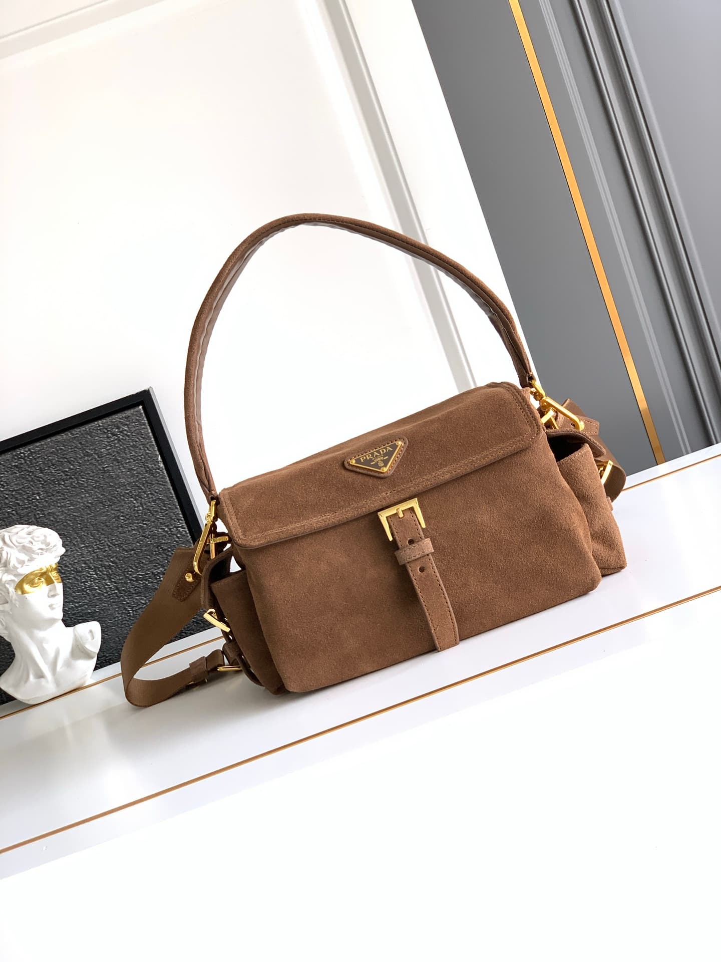 Prada Gold Large Bag 1BD394