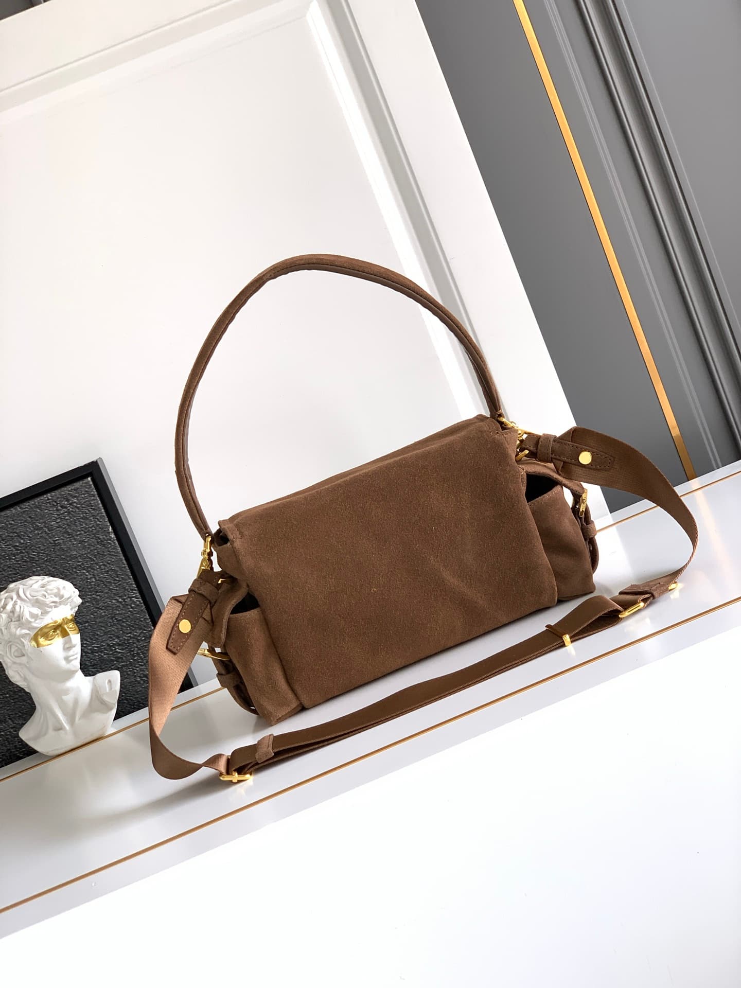 Prada Gold Large Bag 1BD394