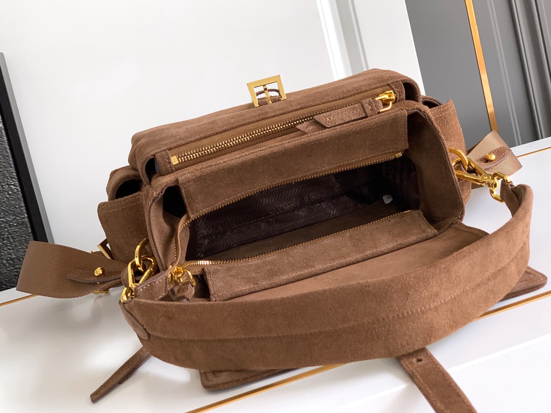 Prada Gold Large Bag 1BD394