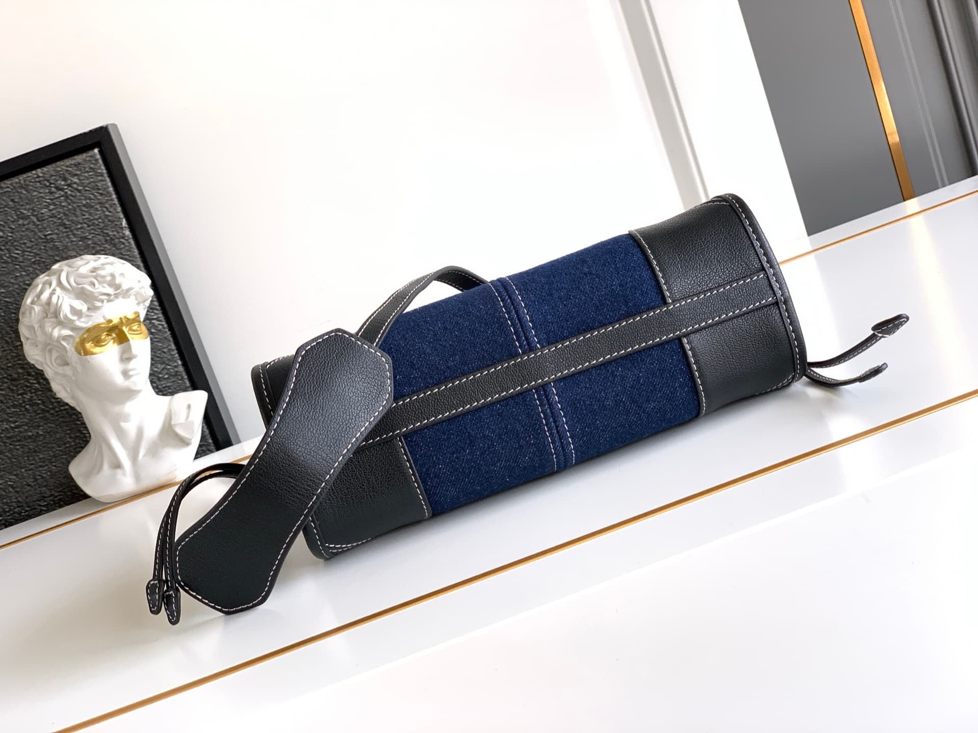 Prada Denim Mini Crossbody Bag 1BA486