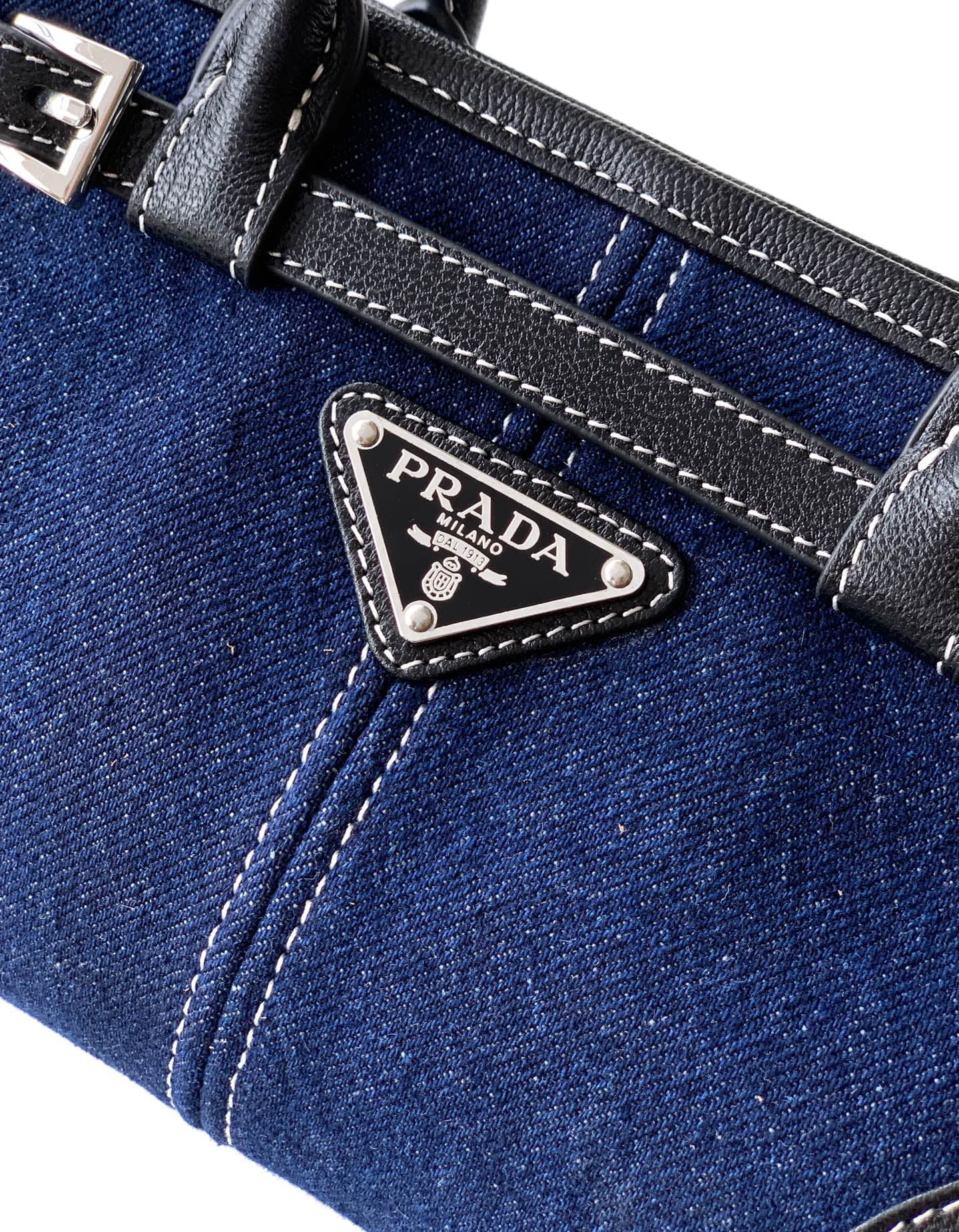 Prada Denim Mini Crossbody Bag 1BA486