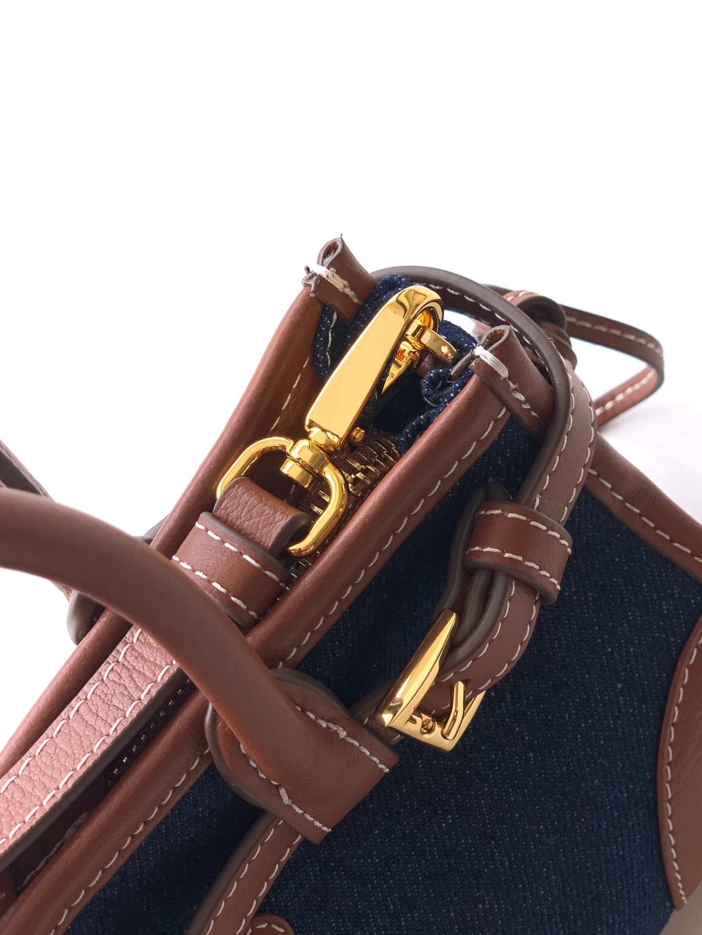 Prada Denim Mini Crossbody Bag 1BA486