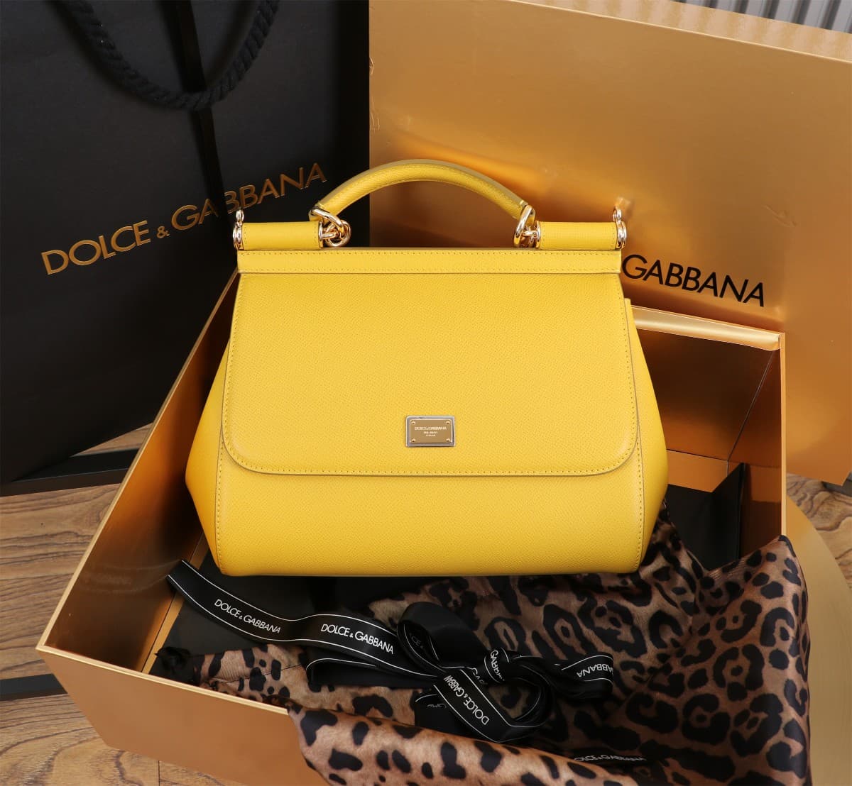 Hermes Yellow Crossbody Bag
