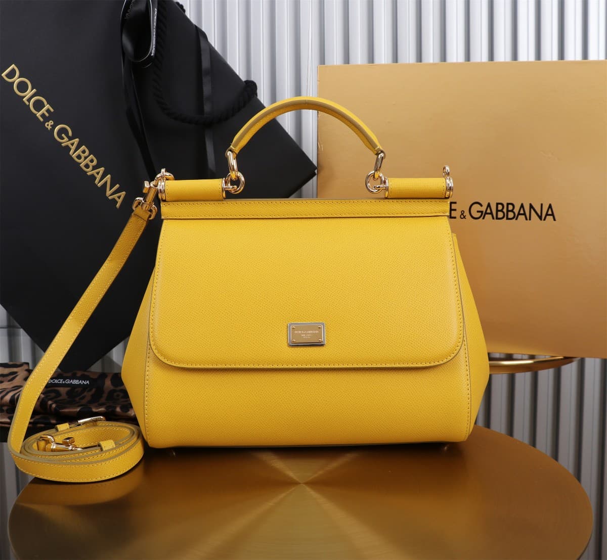 Hermes Yellow Crossbody Bag
