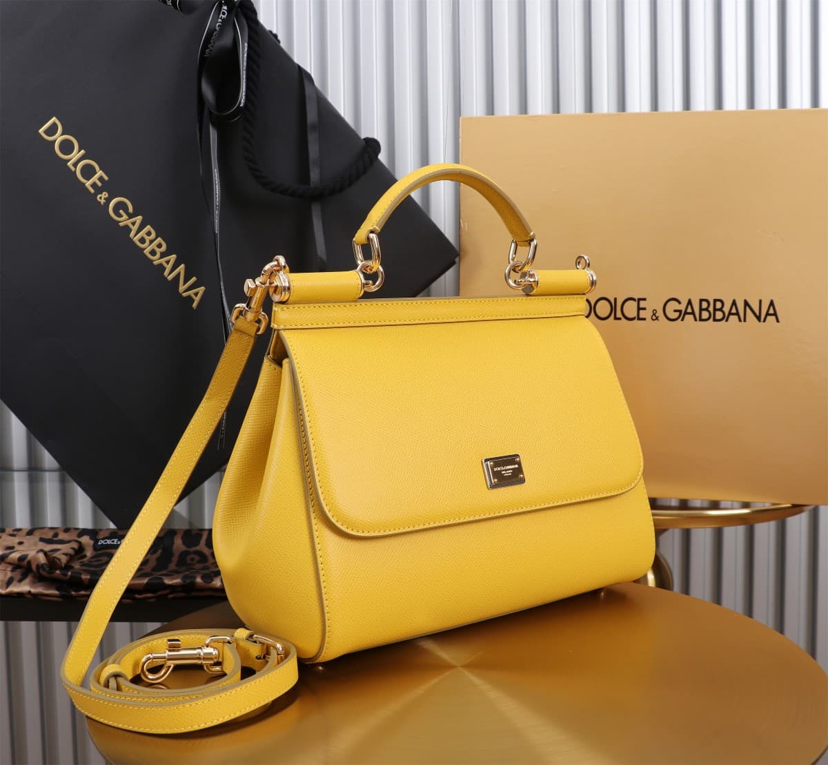 Hermes Yellow Crossbody Bag
