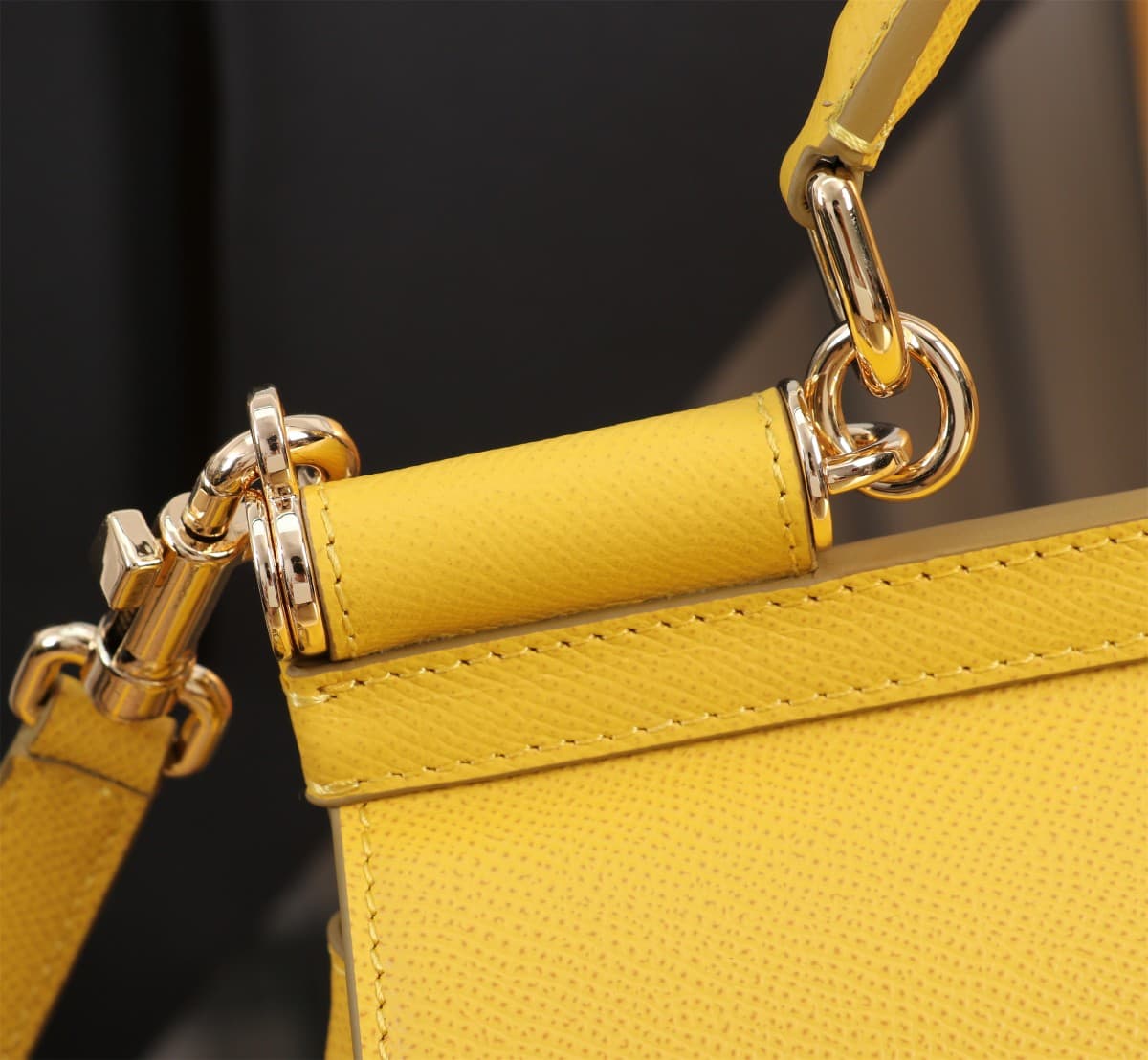 Hermes Yellow Crossbody Bag