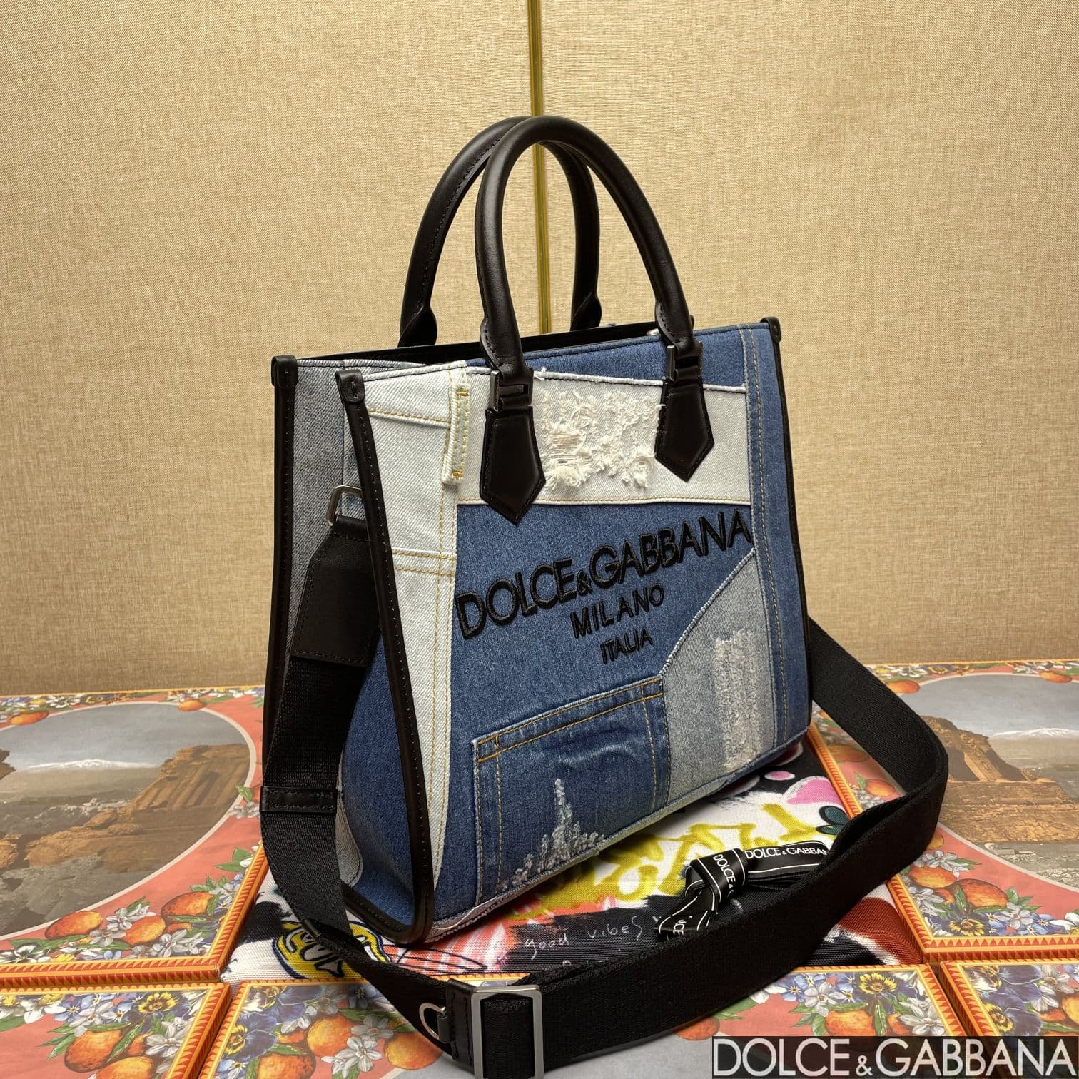 DG复刻 Denim Crossbody Bag