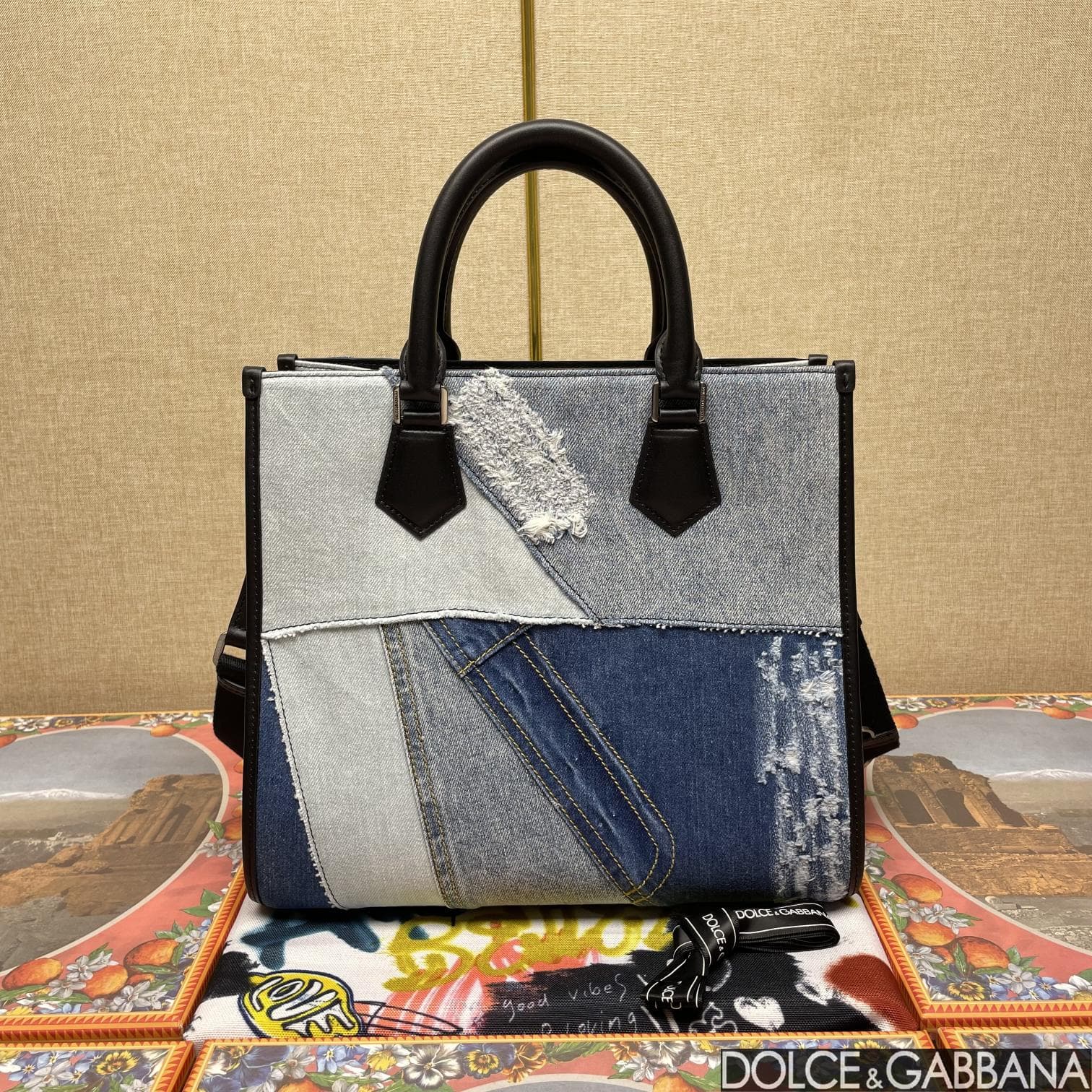 DG复刻 Denim Crossbody Bag