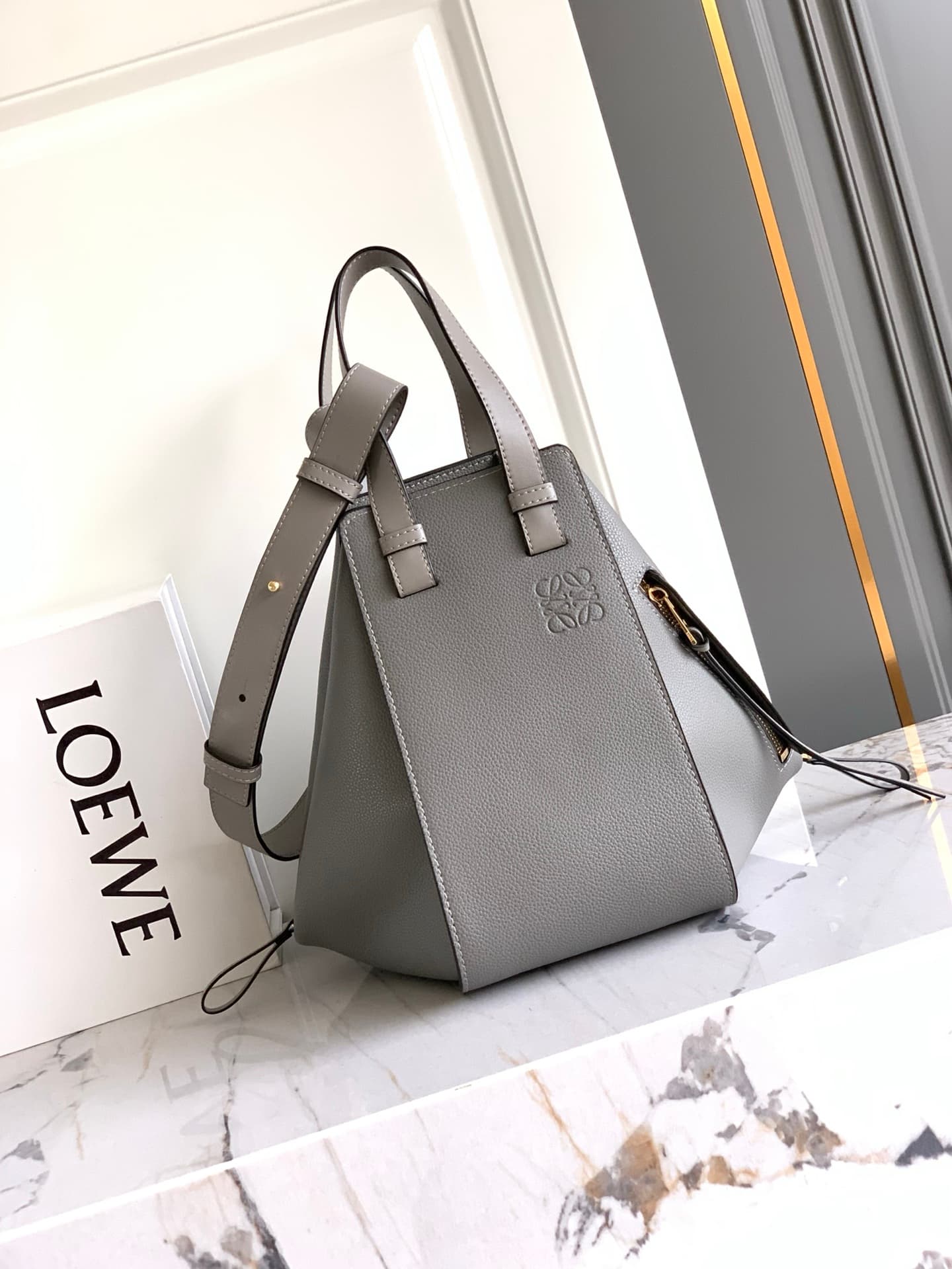Loewe Grey Small Crossbody Bag