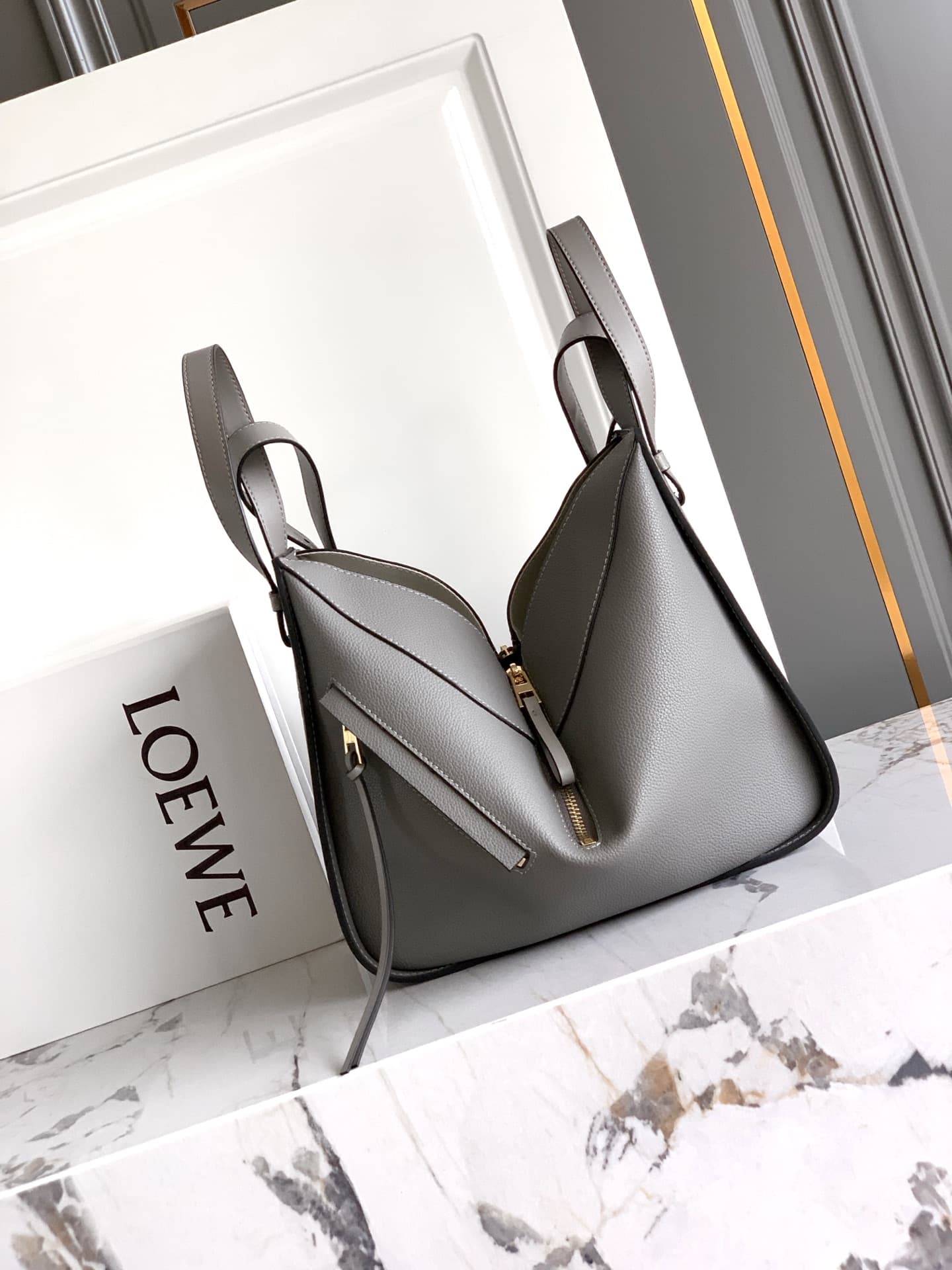 Loewe Grey Small Crossbody Bag