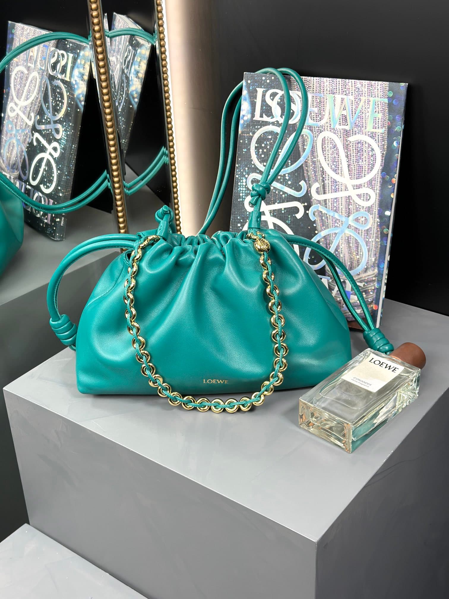 Loewe Green Large Crossbody Bag S260809