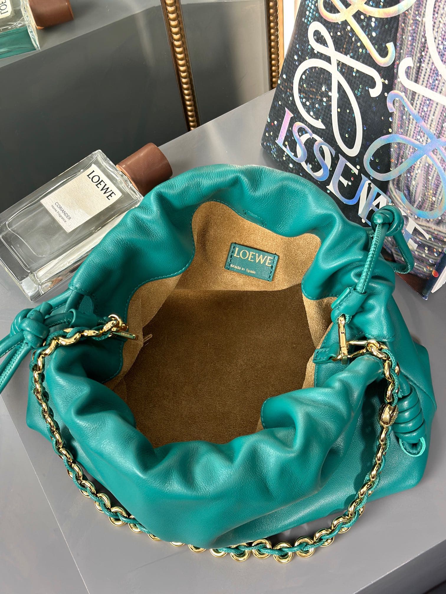Loewe Green Large Crossbody Bag S260809