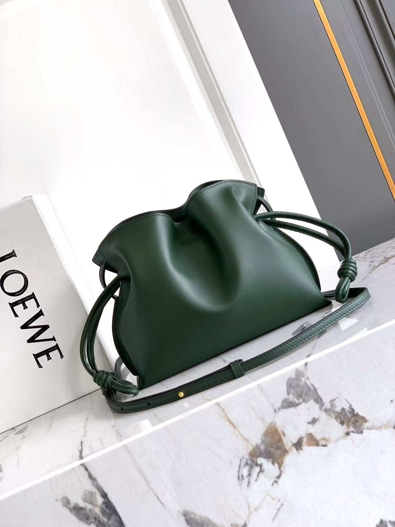 Loewe Green Mini Crossbody Bag S063