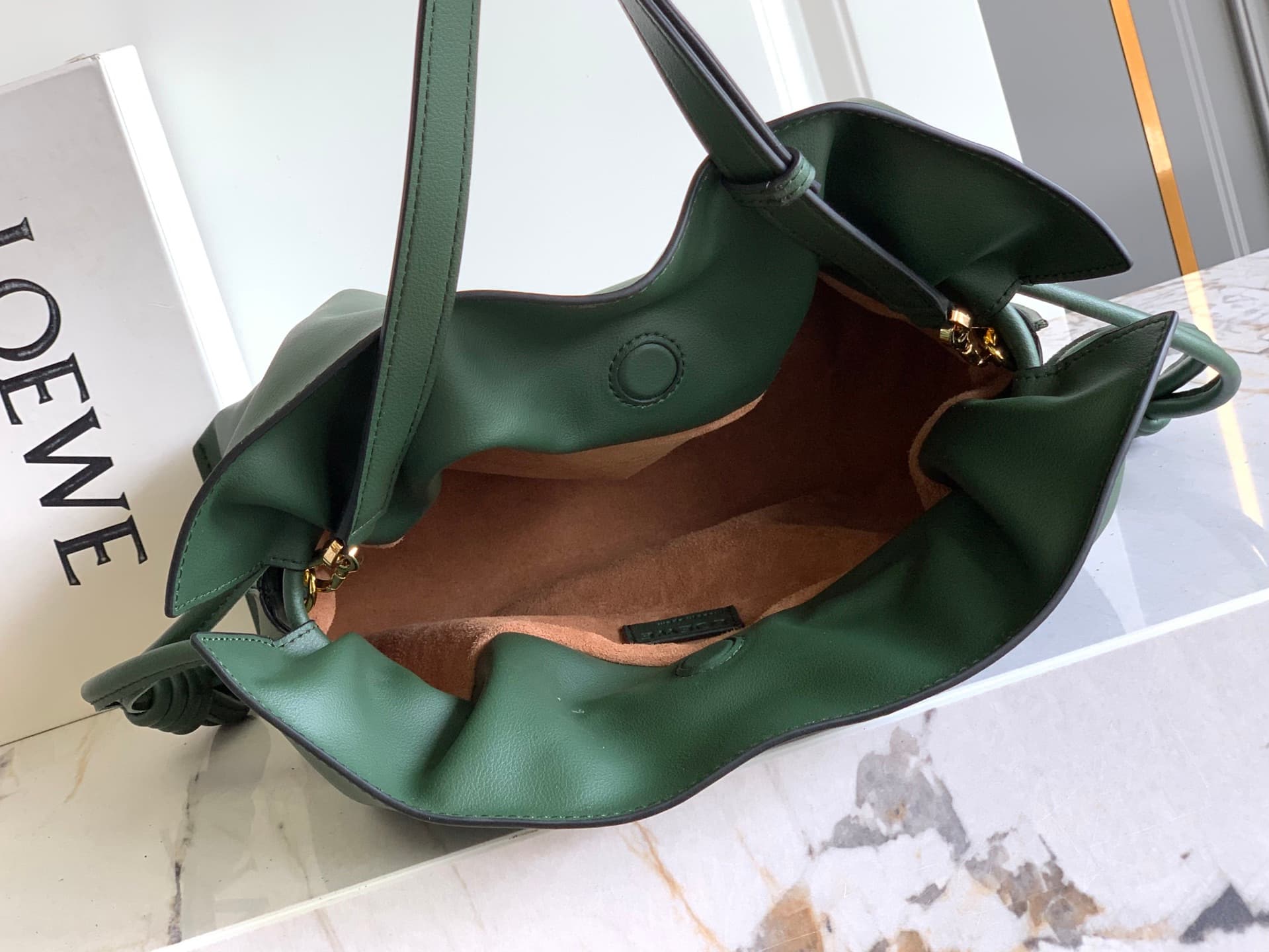 Loewe Green Crossbody Bag S062