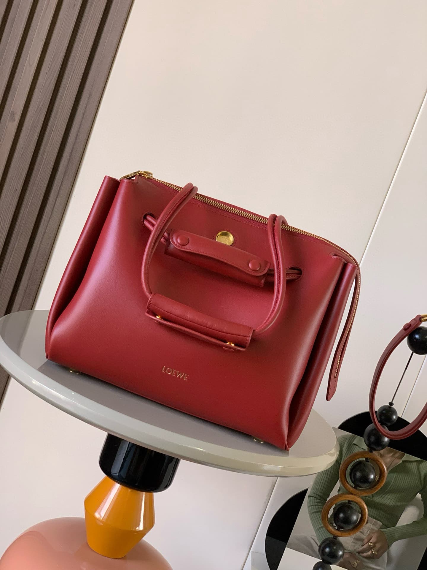 Loewe Red Medium Crossbody Bag 9147
