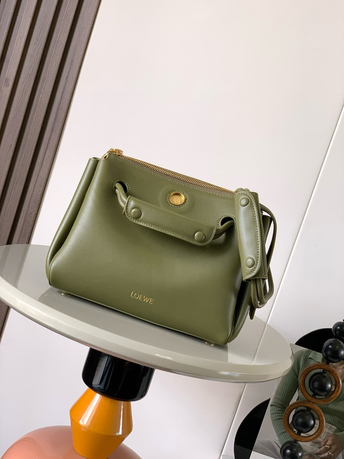 Loewe Green Small Crossbody Bag 9146