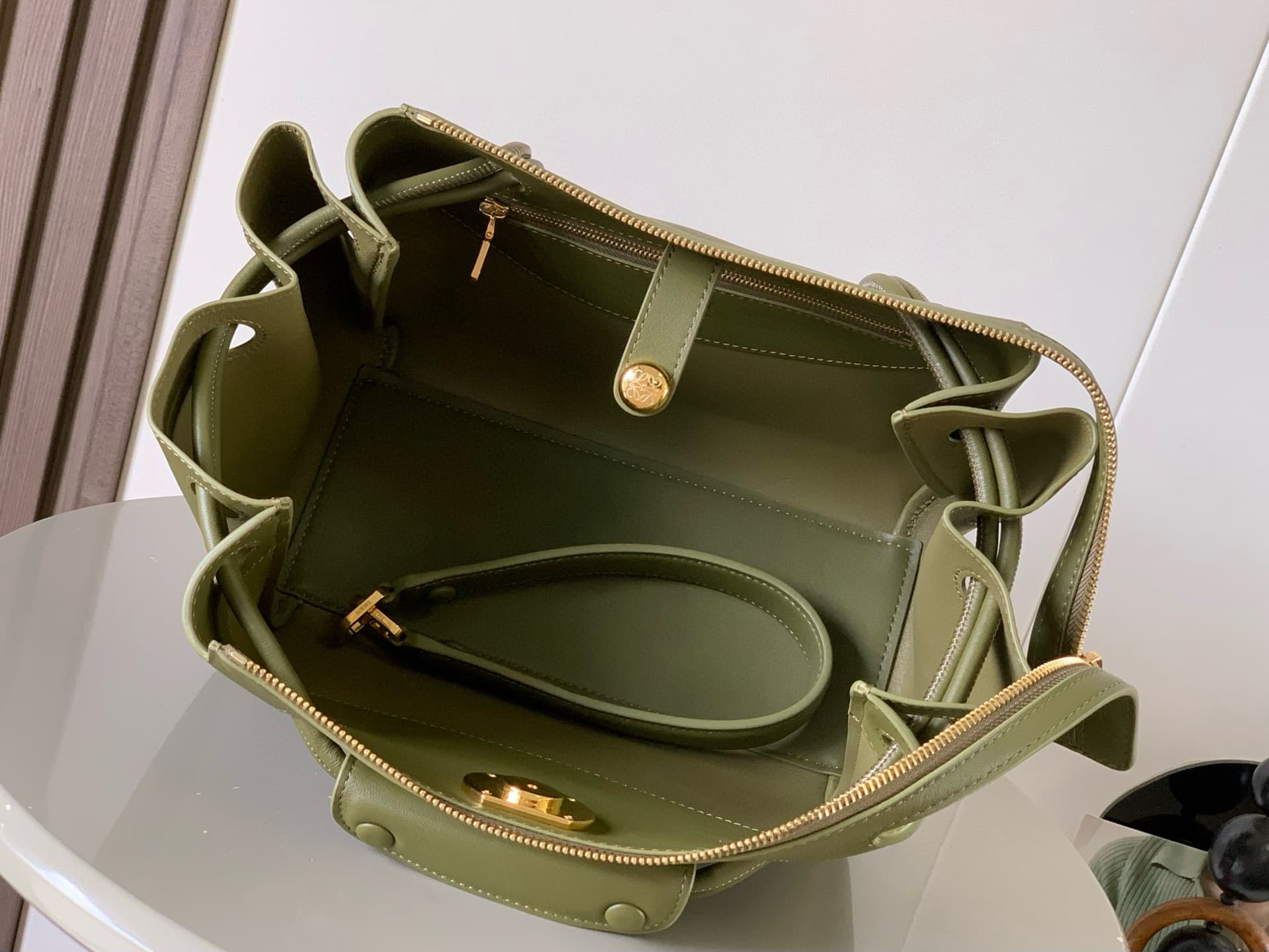 Loewe Green Small Crossbody Bag 9146