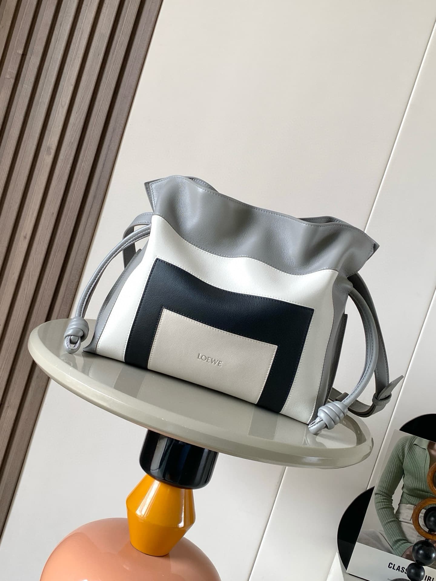 Loewe Grey Medium Crossbody Bag 9102