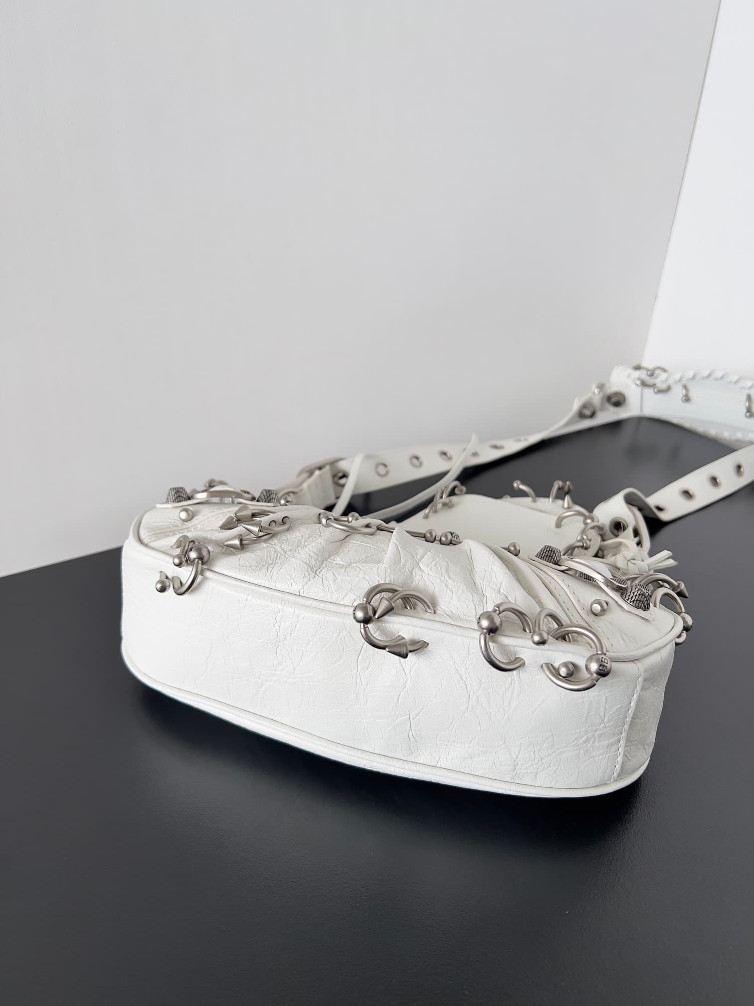 Balenciaga Cream Crossbody Bag